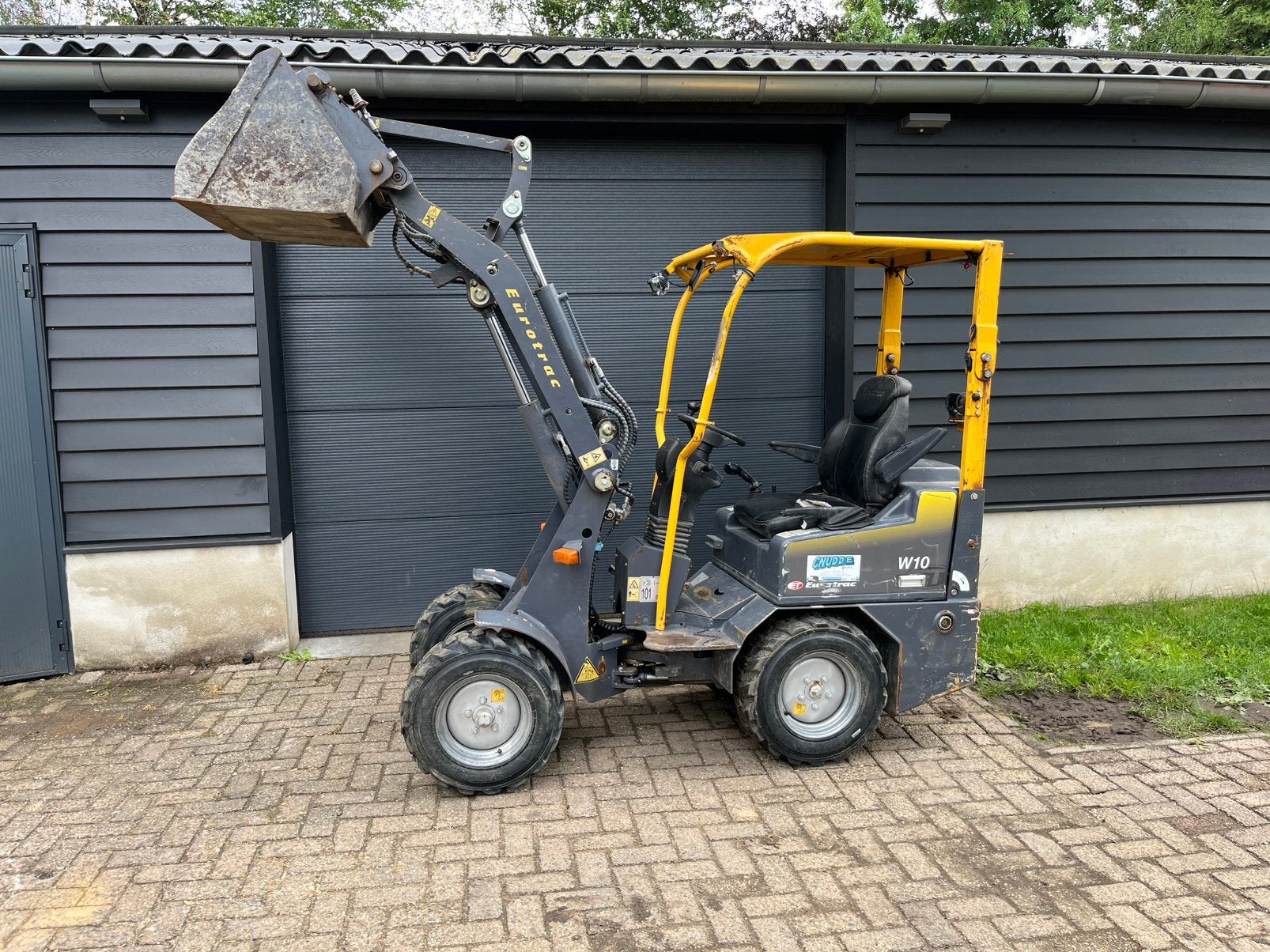 Eurotrac w10 shovel met slechts 560 uur!!, Ophalen of Verzenden, Wiellader of Shovel