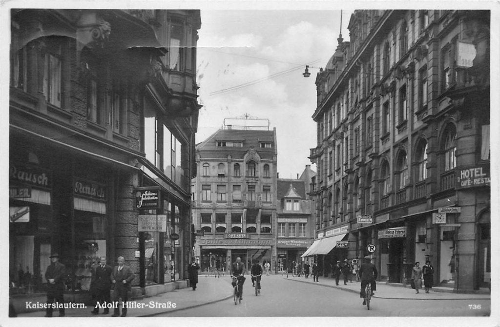 701-313-013 Kaiserslautern Adolf Hitler Strasse, Verzenden, Voor 1920, Duitsland