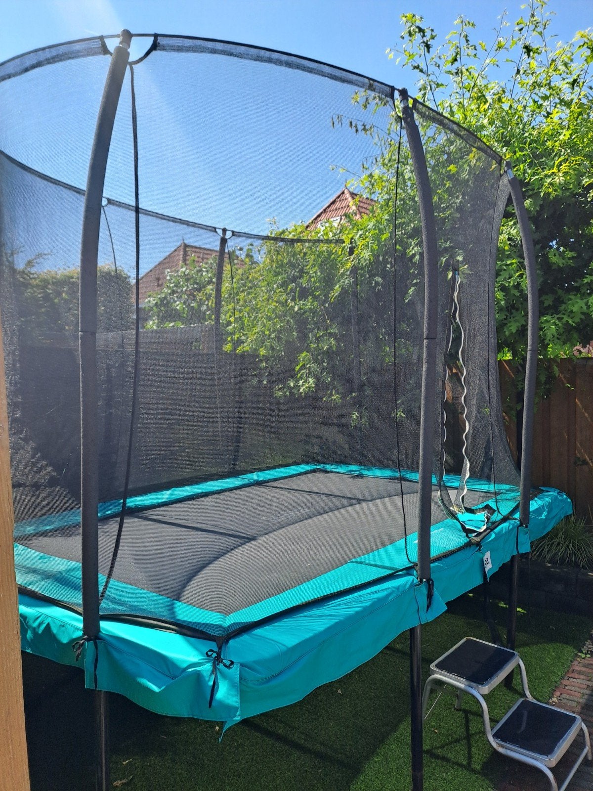 Salta trampoline rechthoekig, Ophalen