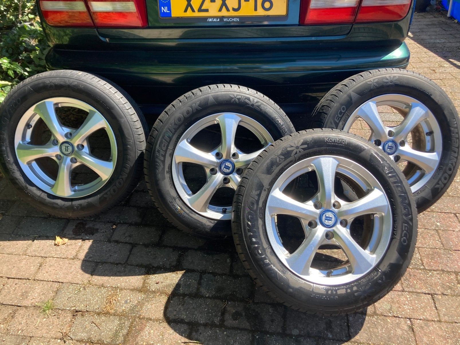 Lichtmetalen velgen 15 inch 5 gaats, Lancia Kappa Alfa 166, Ophalen, 15 inch, Zomerbanden, Velg(en)