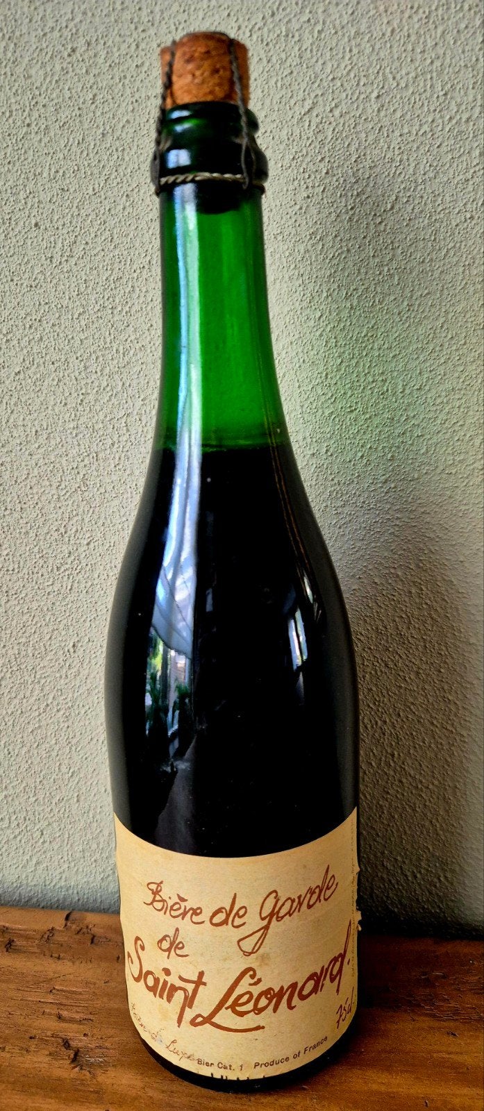 Saint Léonard speciaal bier S.N.C. St Martin/Boulogne N Fr., Verzamelen, Ophalen of Verzenden, Zo goed als nieuw, Flesje(s), Overige merken
