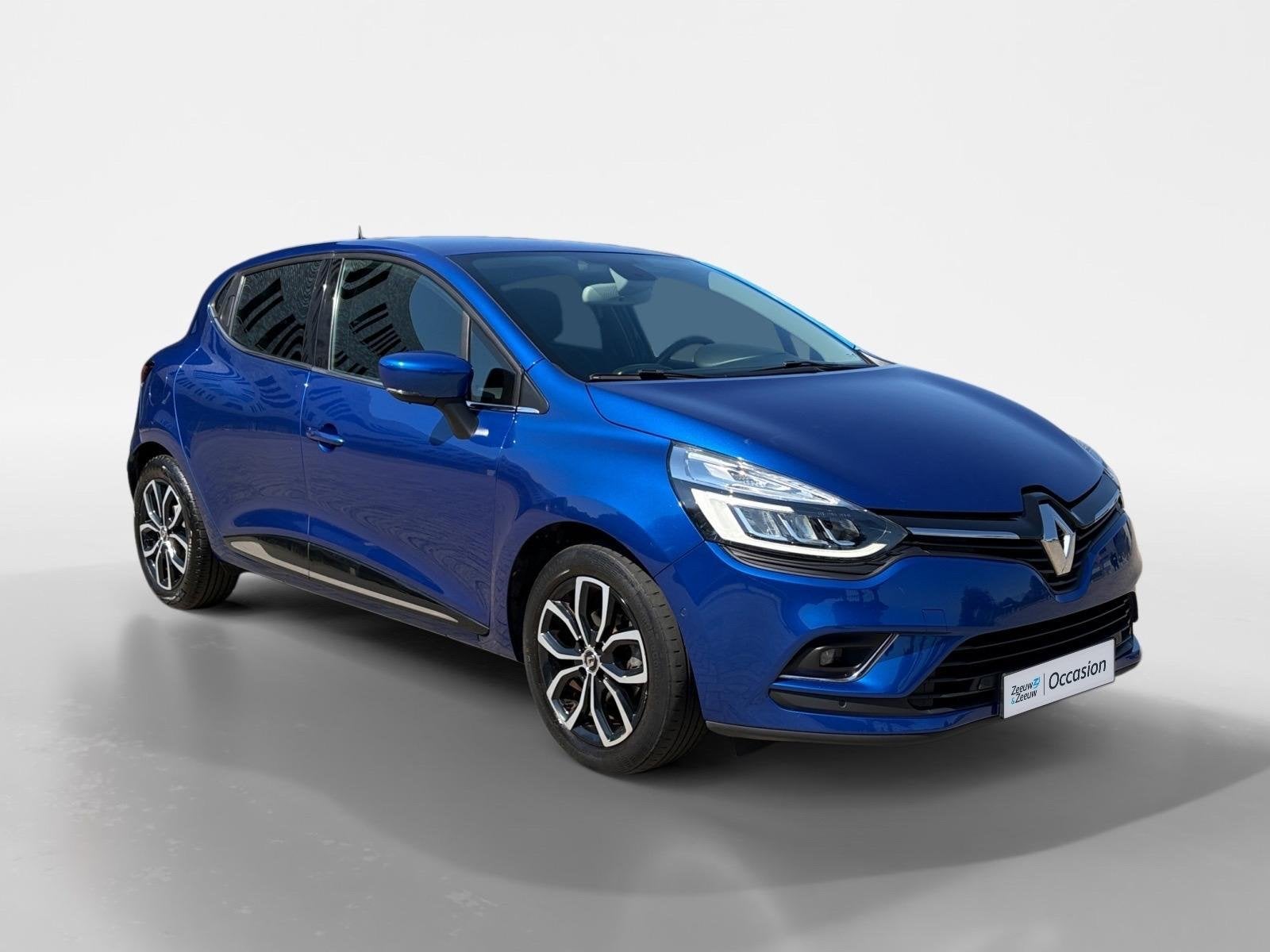 Renault Clio 90PK TCe Intens | Camera | Parkeersensoren | Li, Stof, Gebruikt, Blauw, 49 €/maand