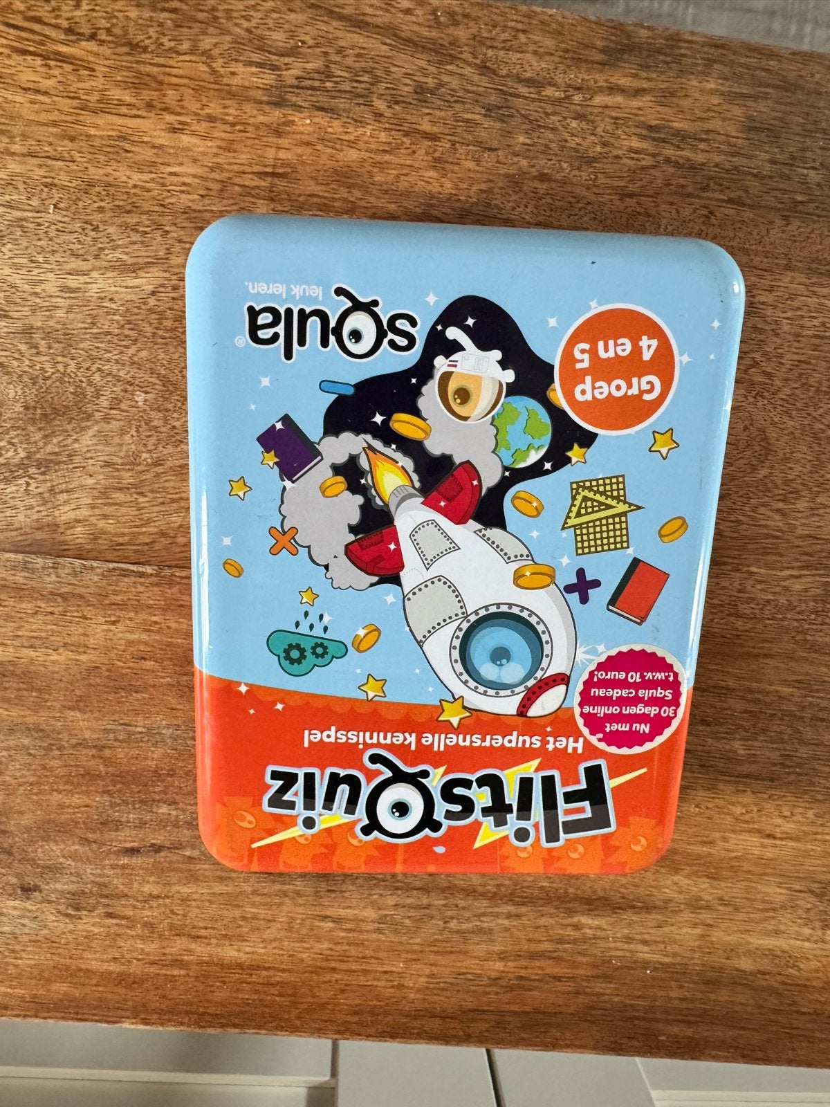 Squala FlitsQuiz, Ezels en Pesten kaartspellen, Een of twee spelers, Ophalen, Gebruikt