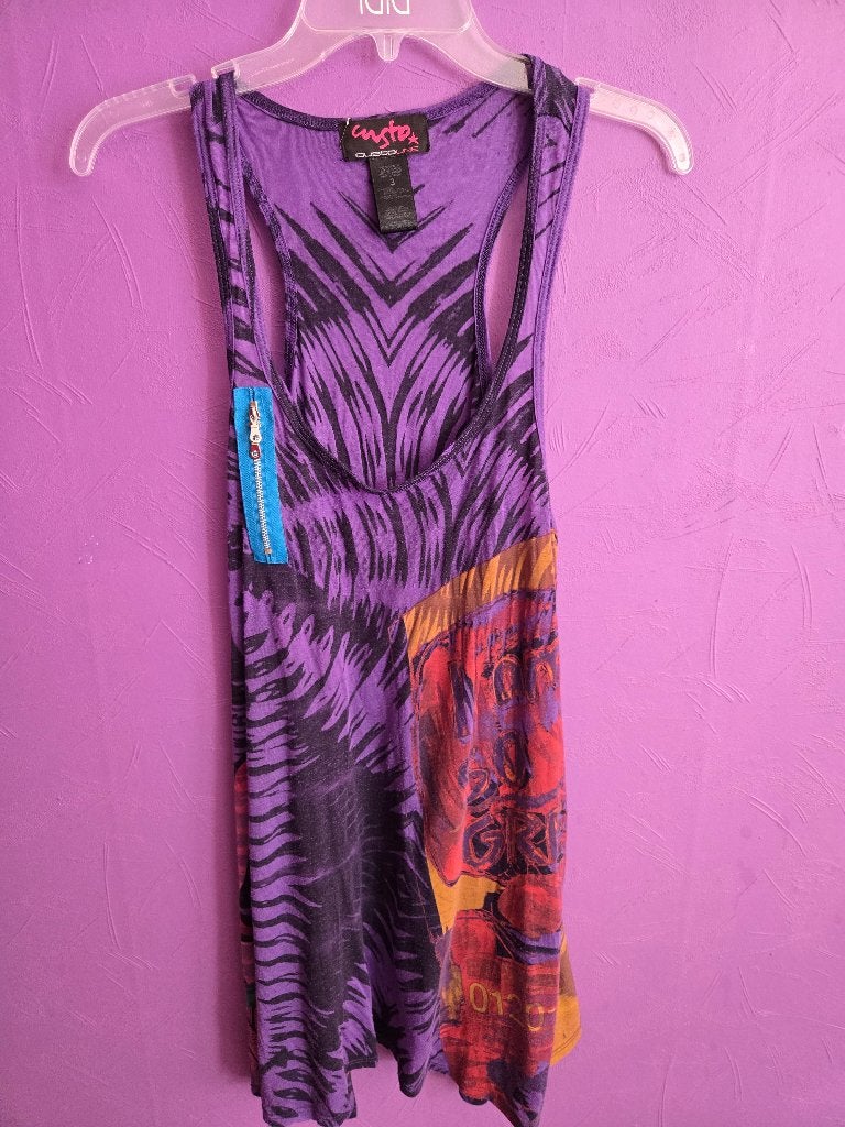 Custo kleurige mouwloze tuniek, Overige kleuren, Custo, Verzenden, Maat 42/44 (L)