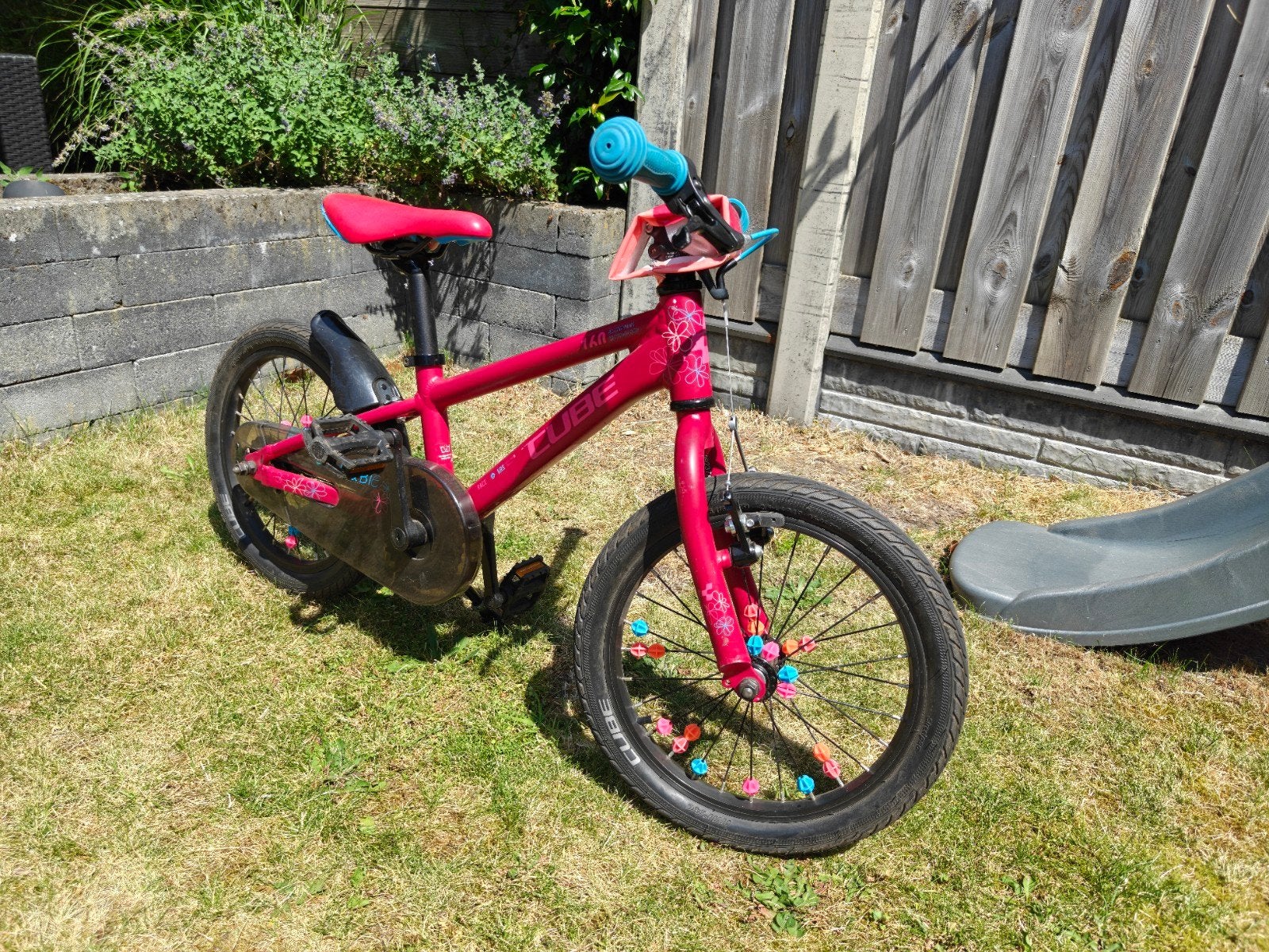 Cube Cubie Race 160 16 inch meisjesfiets kinderfiets, Ophalen, Gebruikt, 16 tot 20 inch