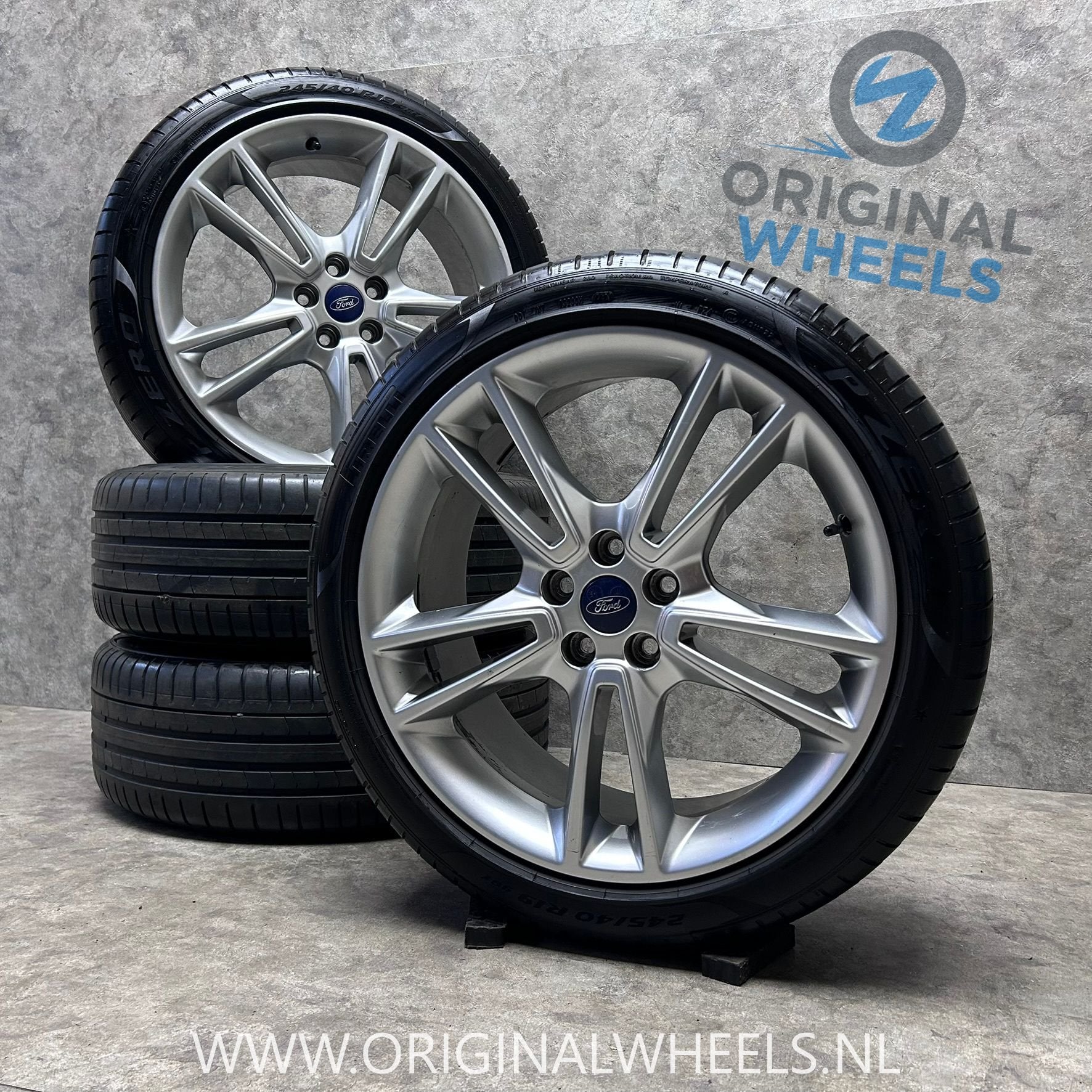 19 inch originele velgen + zomerbanden Ford Mondeo | S Max, 19 inch, 245 mm, -, -