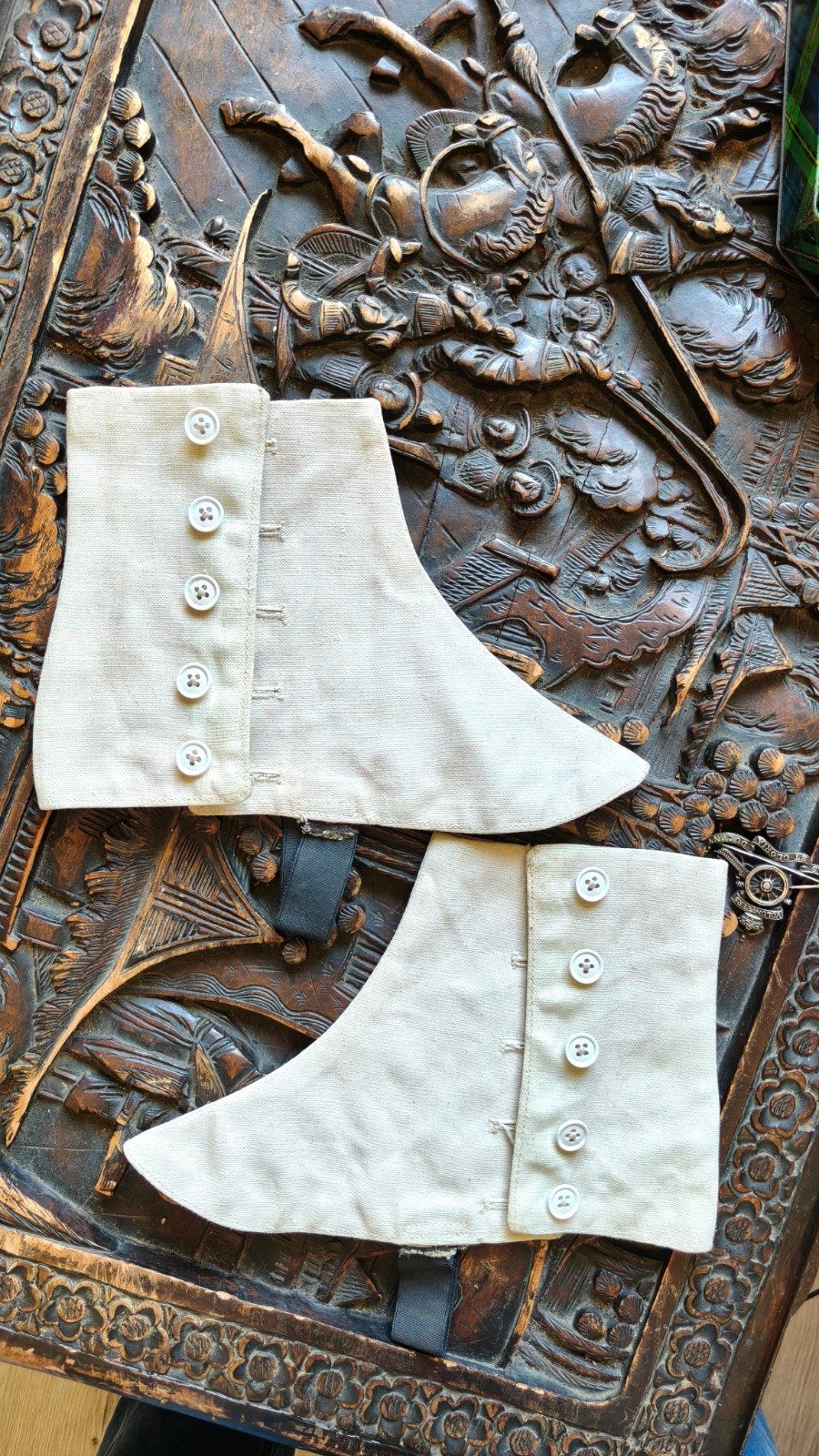 Originele Schotse spats., Ophalen of Verzenden, Landmacht, Engeland, Kleding of Schoenen