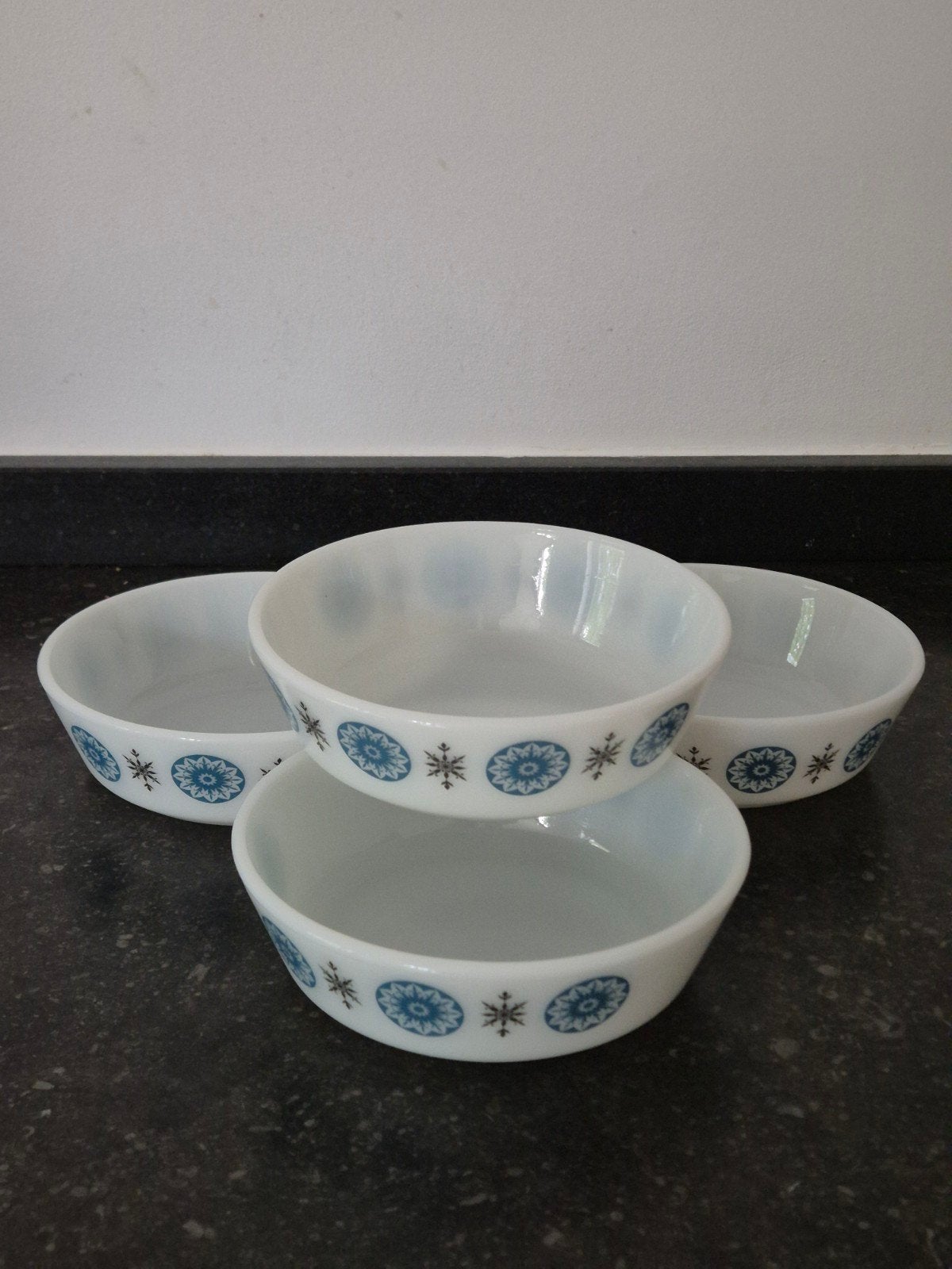 Vintage Pyrex JAJ dessertschalen, Ophalen of Verzenden, Huis en Inrichting