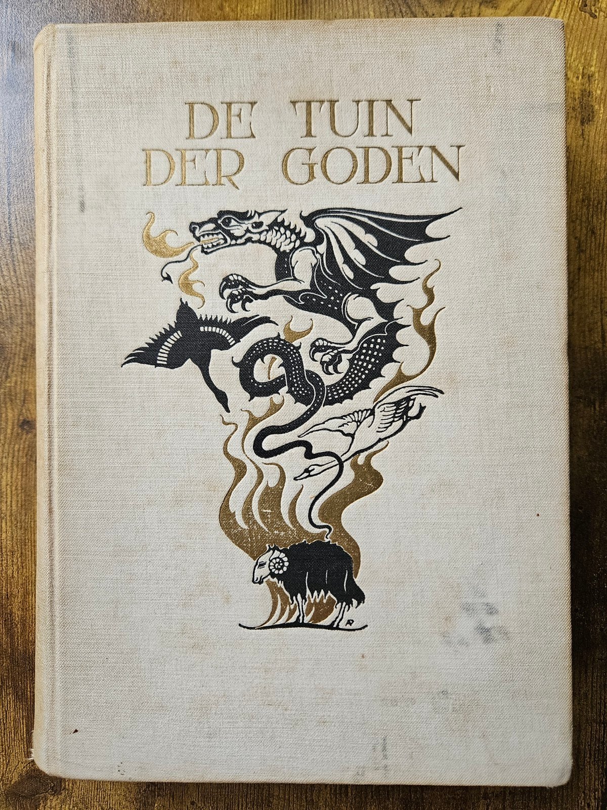 De Tuin der Goden - Mythes uit diverse culturen, Anton Pieck, Boeken, Ophalen of Verzenden, Zo goed als nieuw, Prof. Dr. A.G. van Hamel, Anton Pieck