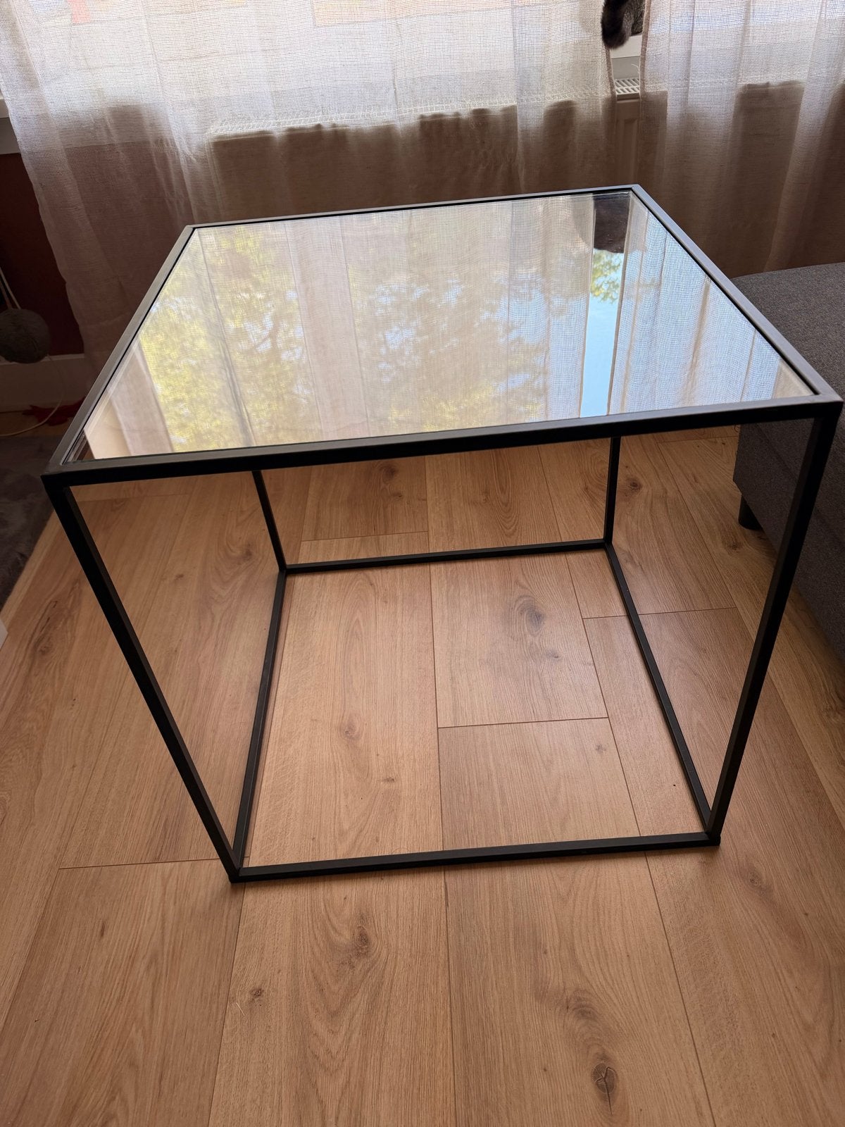 Glazen bijzettafel Riverdale, Ophalen, 50 – 75, Vierkant, 50 tot 100 cm