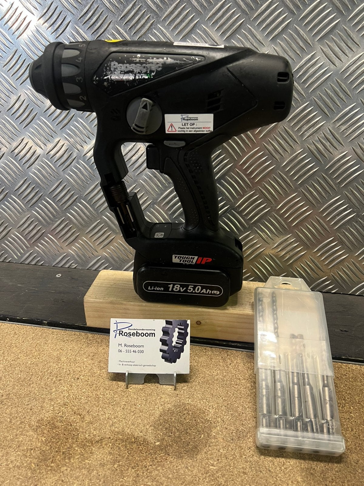 Panasonic accu boorhamer 14.4/18v type EY78A1 werkt prima, Doe-het-zelf en Verbouw, Gebruikt, Boor- en/of Breekhamer, Panasonic