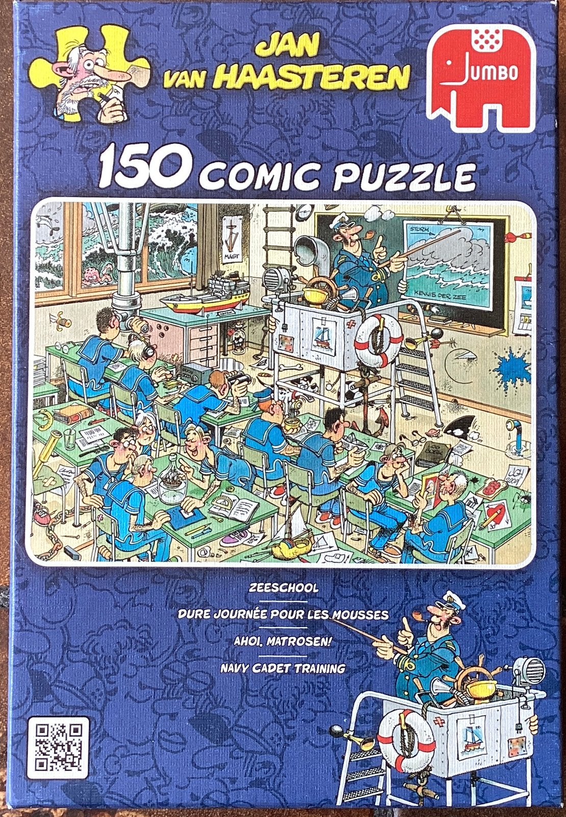 Jan van Haasteren Puzzel – Zeeschool – 150 stukjes, Hobby en Vrije tijd, Denksport en Puzzels, Ophalen of Verzenden, Minder dan 500 stukjes