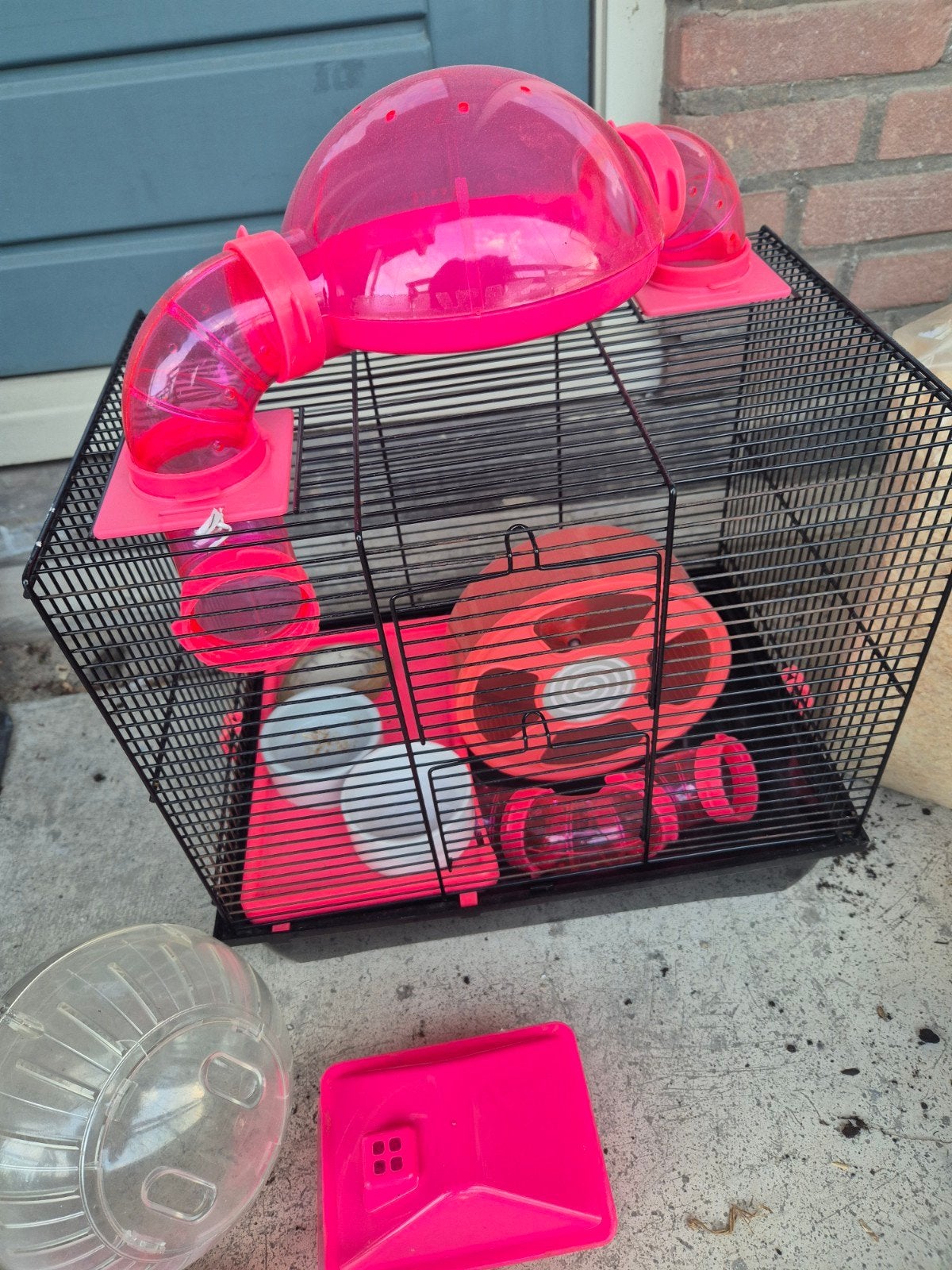 Roze Hamsterkooi( Dwerghamster), Ophalen of Verzenden, Gebruikt