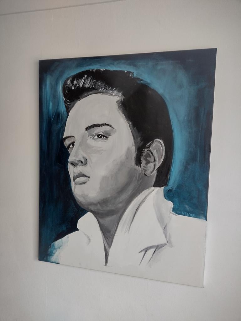 Elvis Presley schilderij, Antiek en Kunst, Ophalen of Verzenden