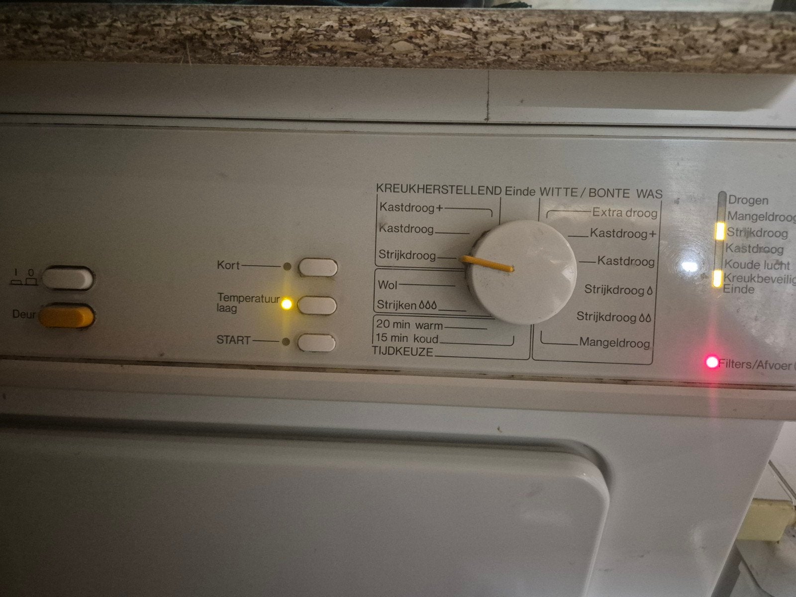 Miele Novotronic T491 Luchtafvoer Wasdroger, Ophalen, Gebruikt, Luchtafvoer, 8 tot 10 kg