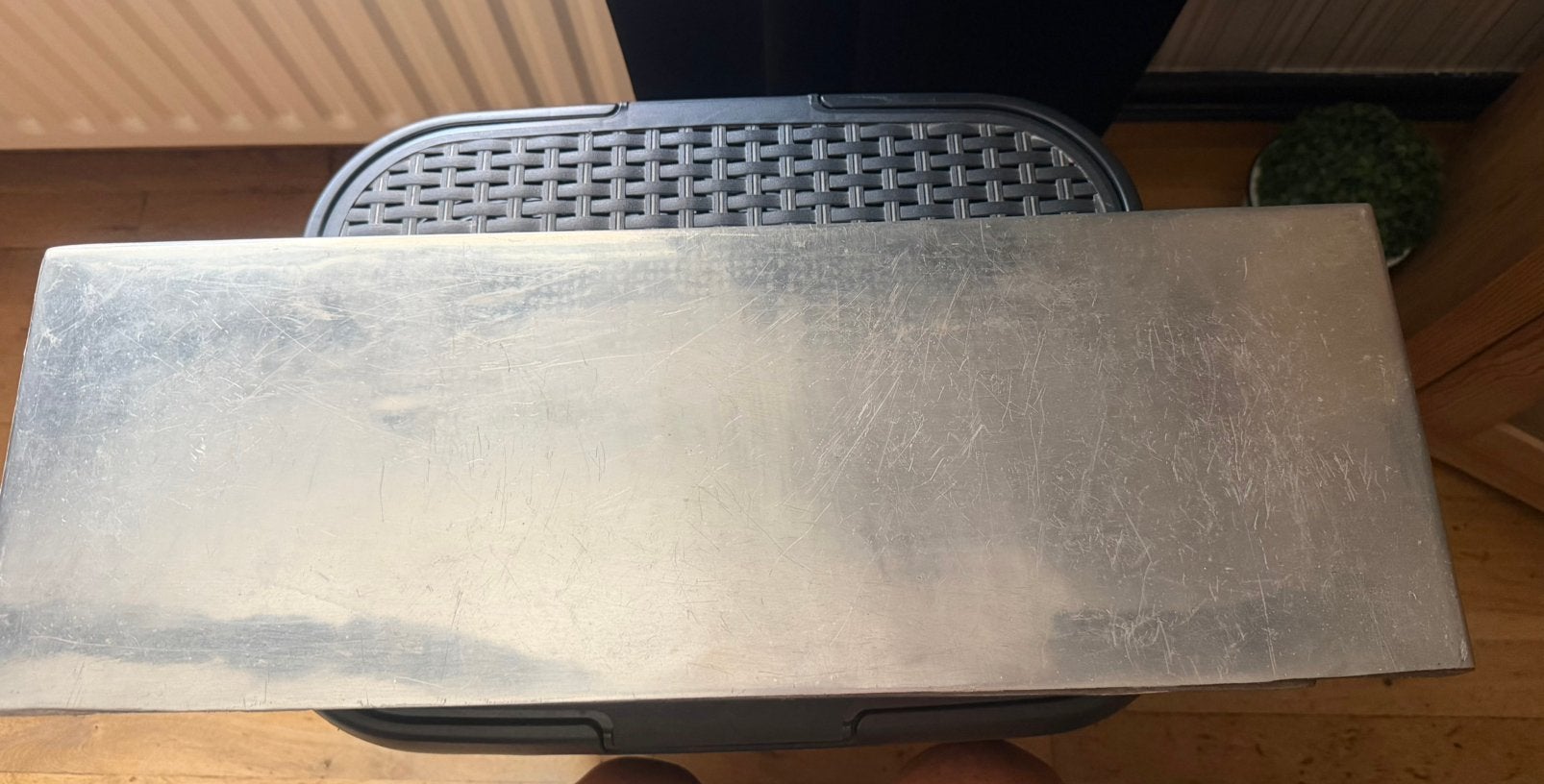 Rvs wandplank, Ophalen of Verzenden, Gebruikt