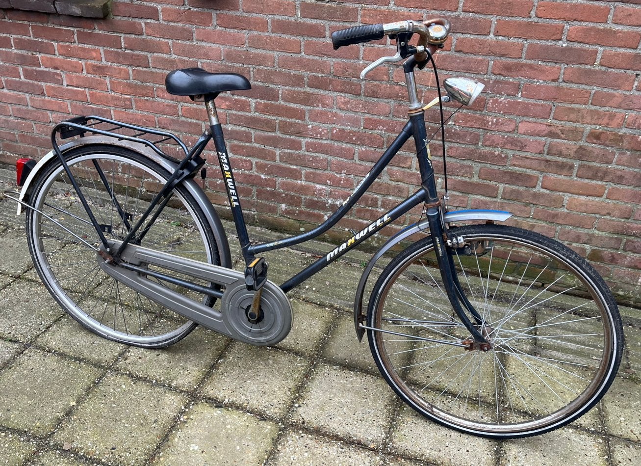 Damesfiets opknapper, Ophalen, Gebruikt