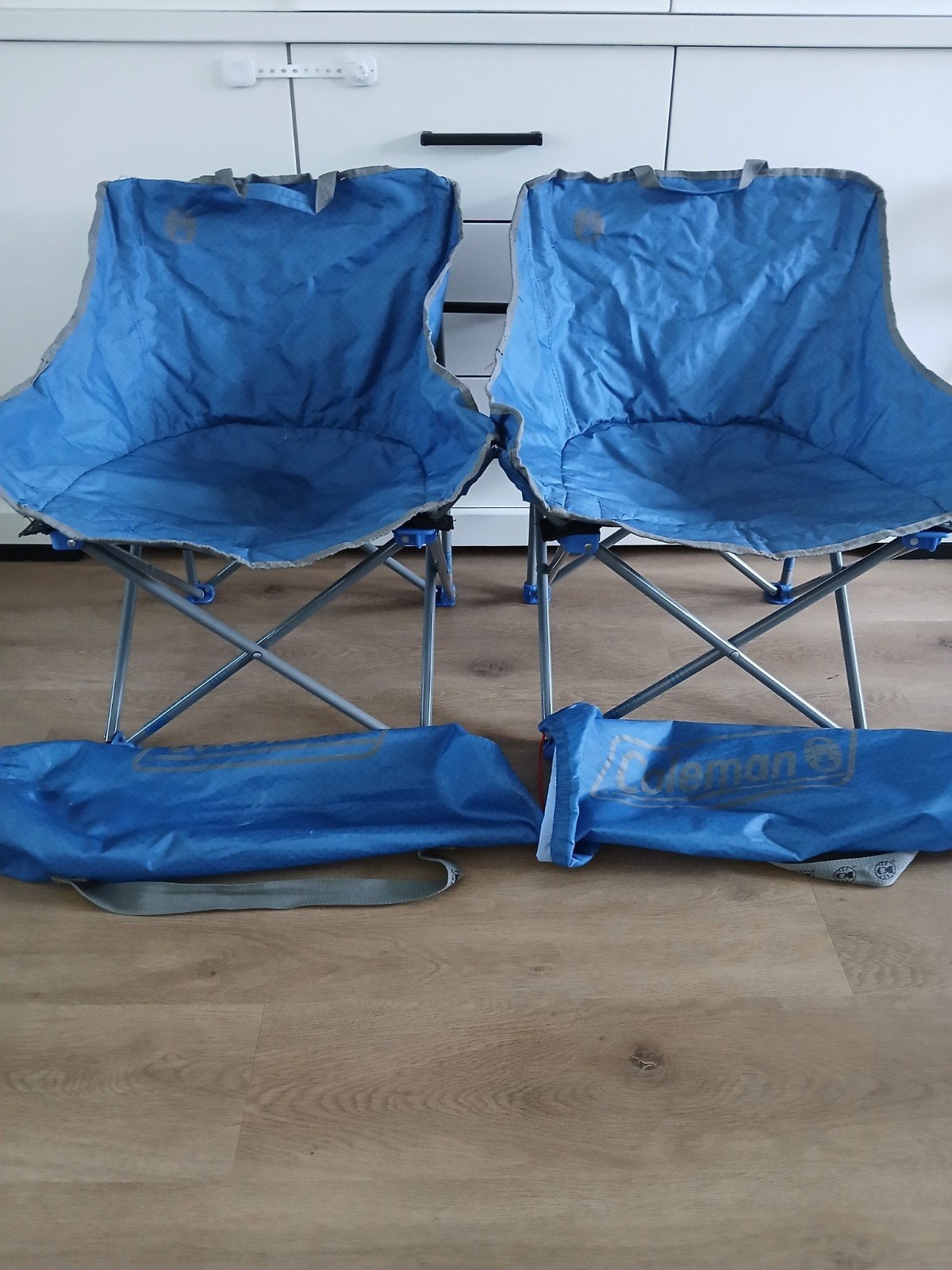 2x Coleman Campingstoelen - Compact en Draagbaar, Caravans en Kamperen, Kampeermeubelen, Ophalen of Verzenden, Gebruikt, Campingstoel