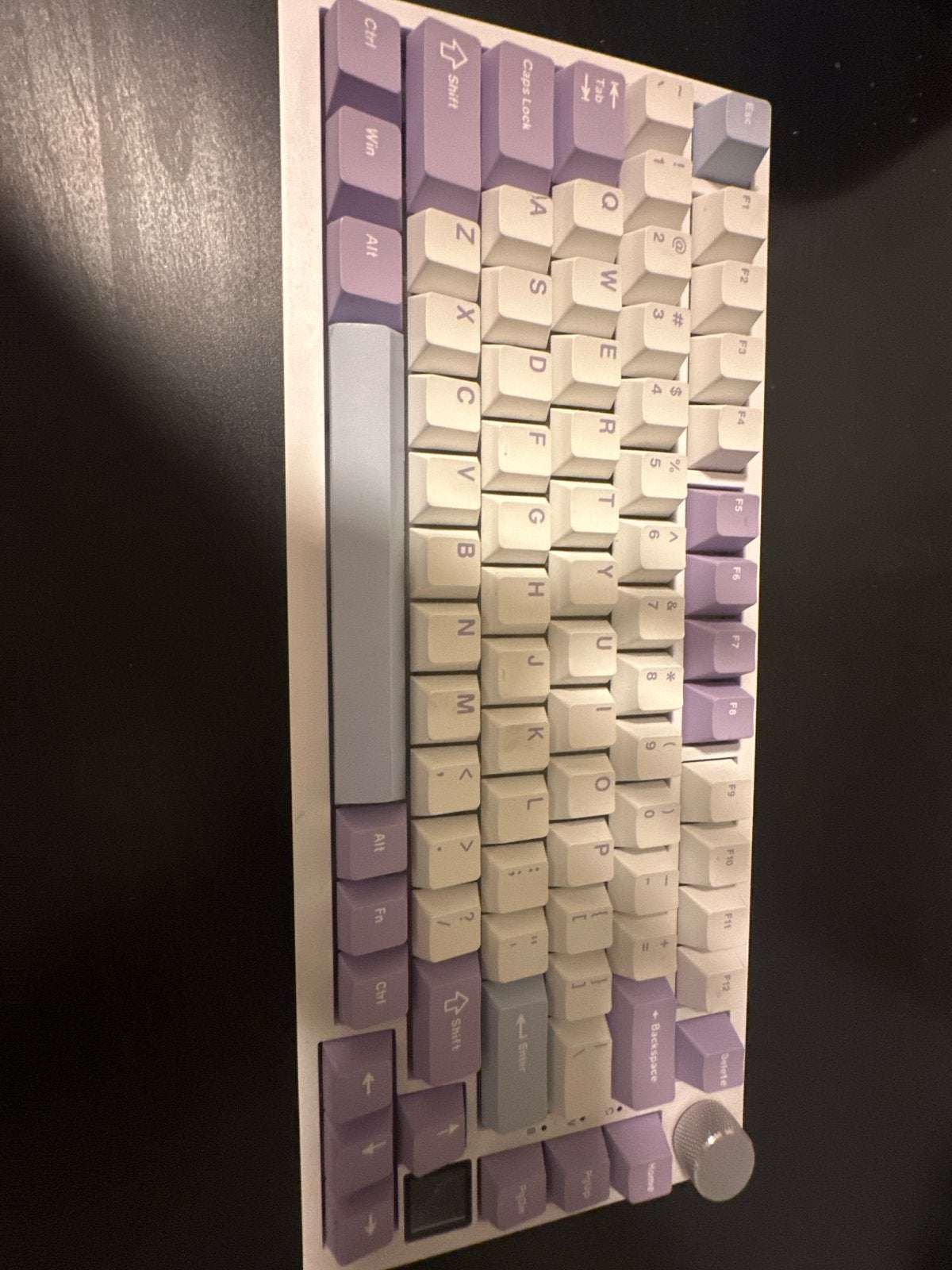 Ajazz AK820 Pro Mechanisch Toetsenbord (75% / tft scherm, Ophalen, Zo goed als nieuw, Draadloos, Qwerty