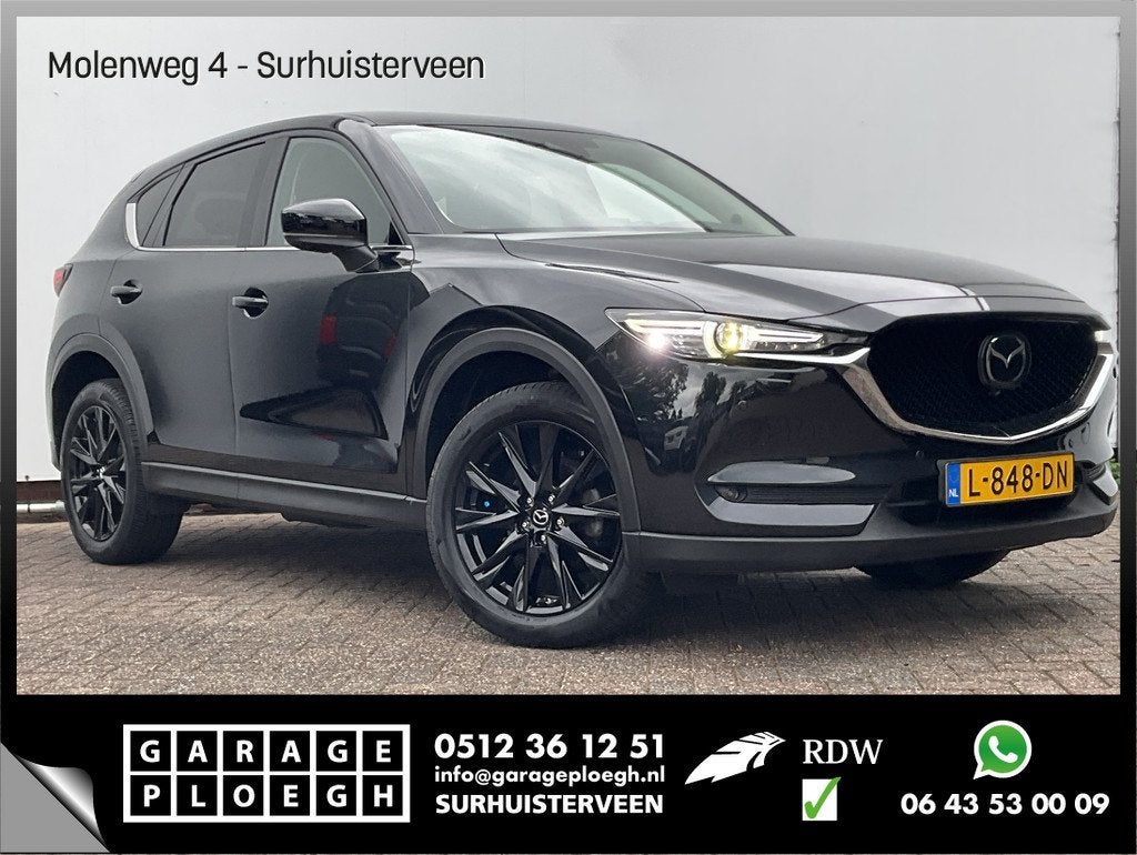 Mazda CX-5 2.5 194pk Sportive HUD 360°Cam BOSE Leer Stoelve, Gebruikt, 4 cilinders, 2000 kg, Automatische klimaatregeling