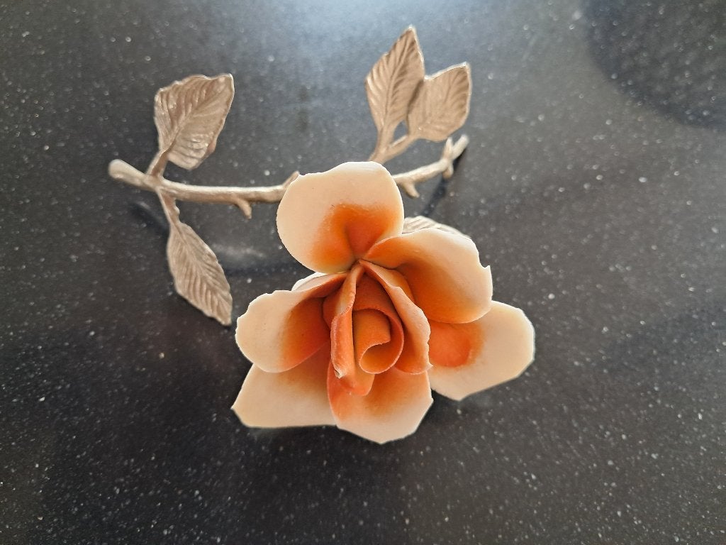 Vintage Bisque rose, Antiek en Kunst, Ophalen of Verzenden