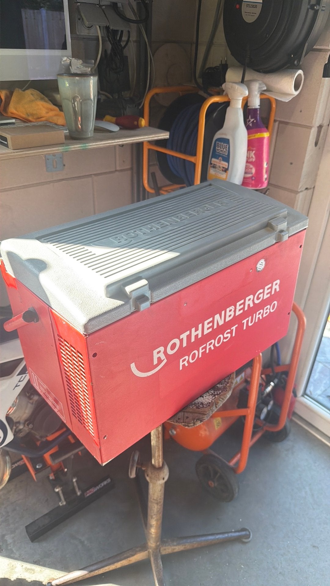 Rothenberger bevriezingsset, Ophalen, Gebruikt