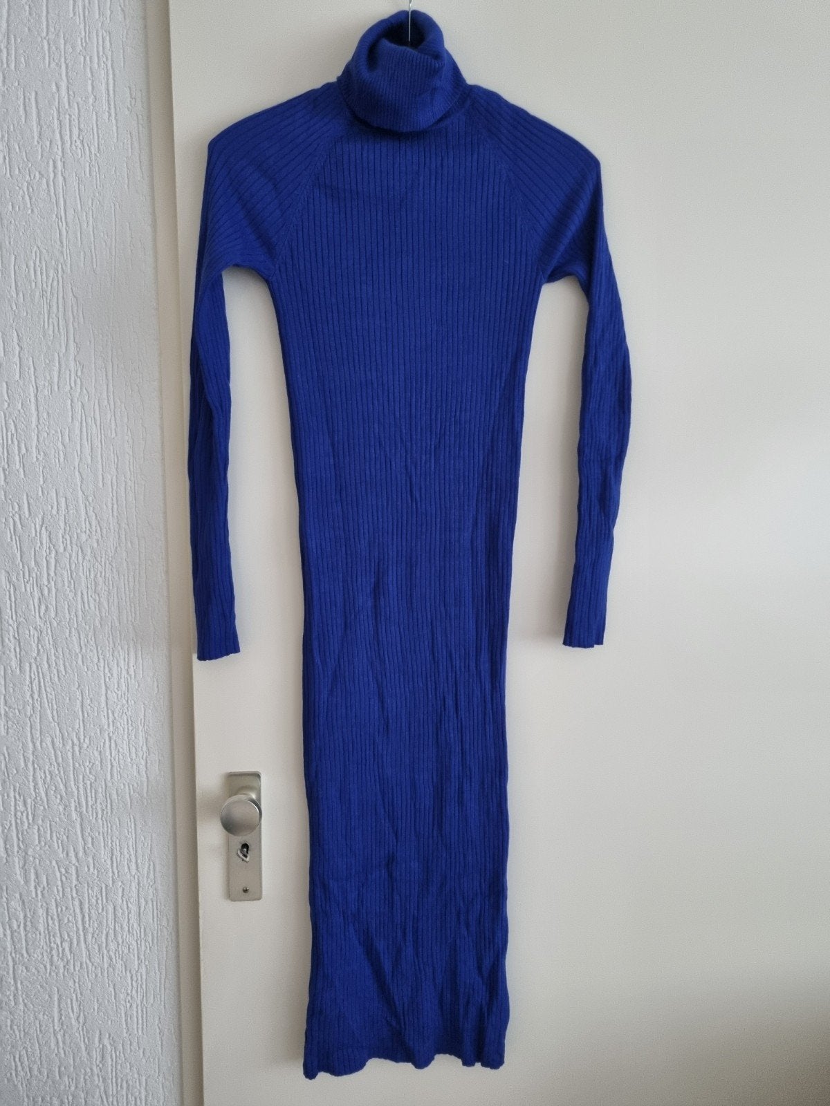 mooie kobalt jurk, Ophalen, Blauw, Zo goed als nieuw, Maat 36 (S)
