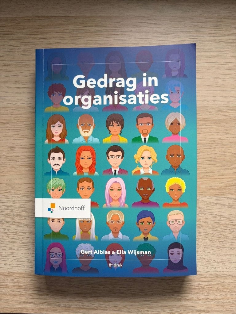 Gedrag en Organisaties (8e druk), Ophalen, Noordhoff, Nieuw, HBO