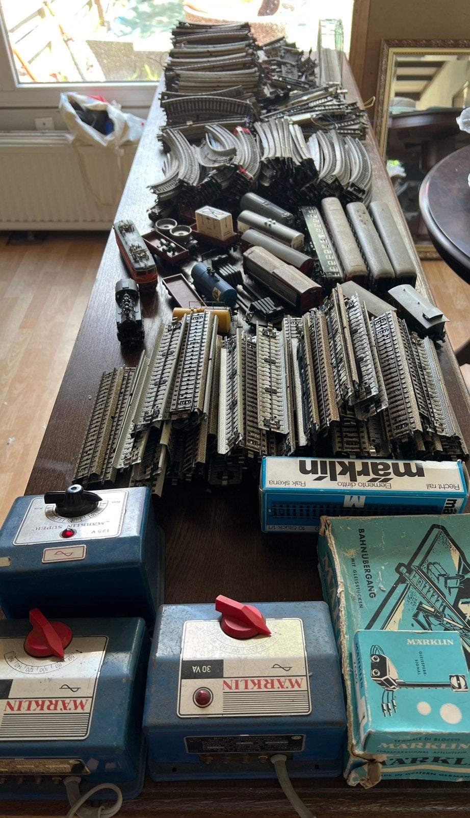 Marklin modeltreinen,rails,etc., Ophalen, Wisselstroom, Gebruikt, Rails
