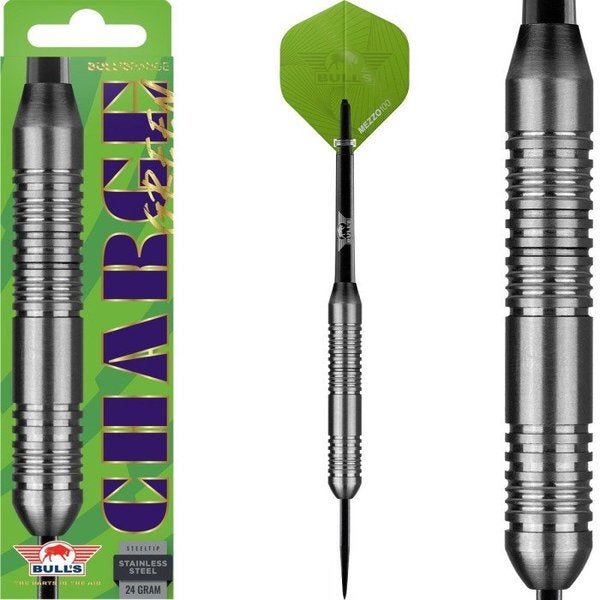Bull’s Charge Green Stainless Steel 24 gram dartpijlen, Sport en Fitness, Ophalen of Verzenden, Nieuw, Pijlen