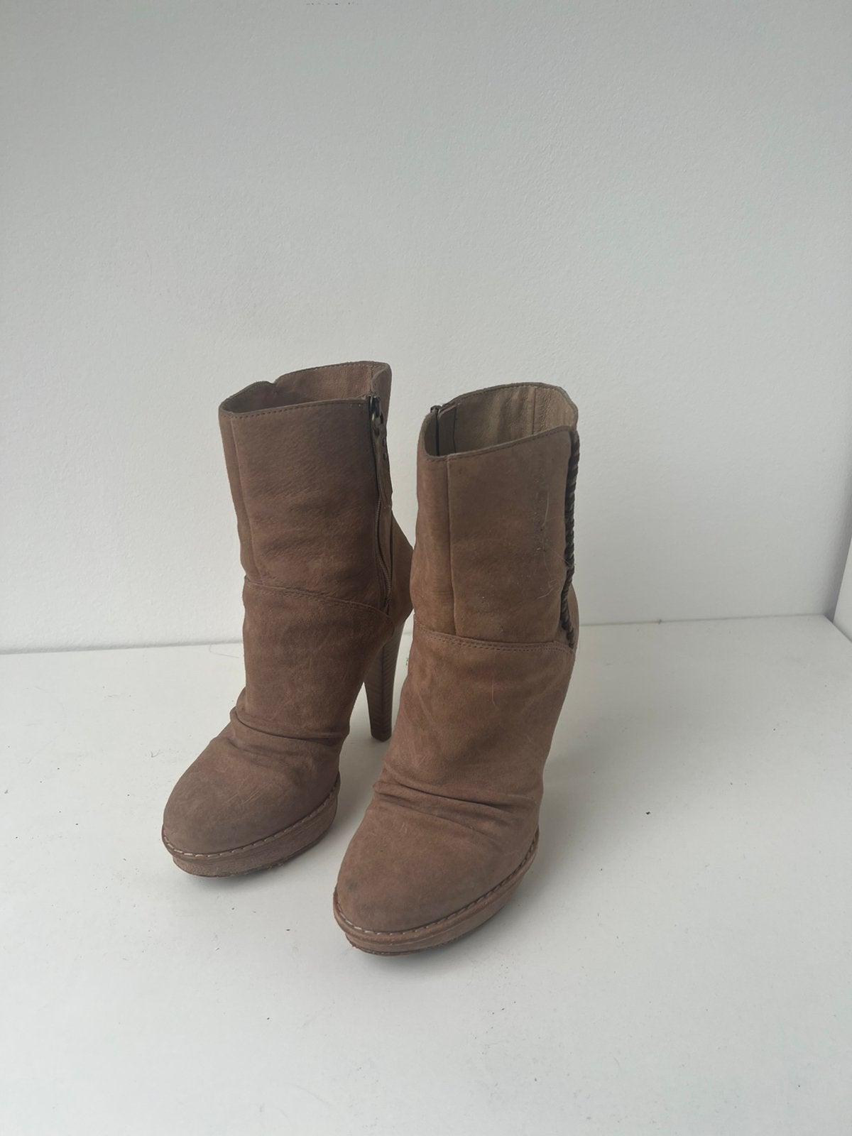 Hoge ugg australia bianca enkellaarsjes, 37, Ophalen of Verzenden, Zo goed als nieuw, Bruin