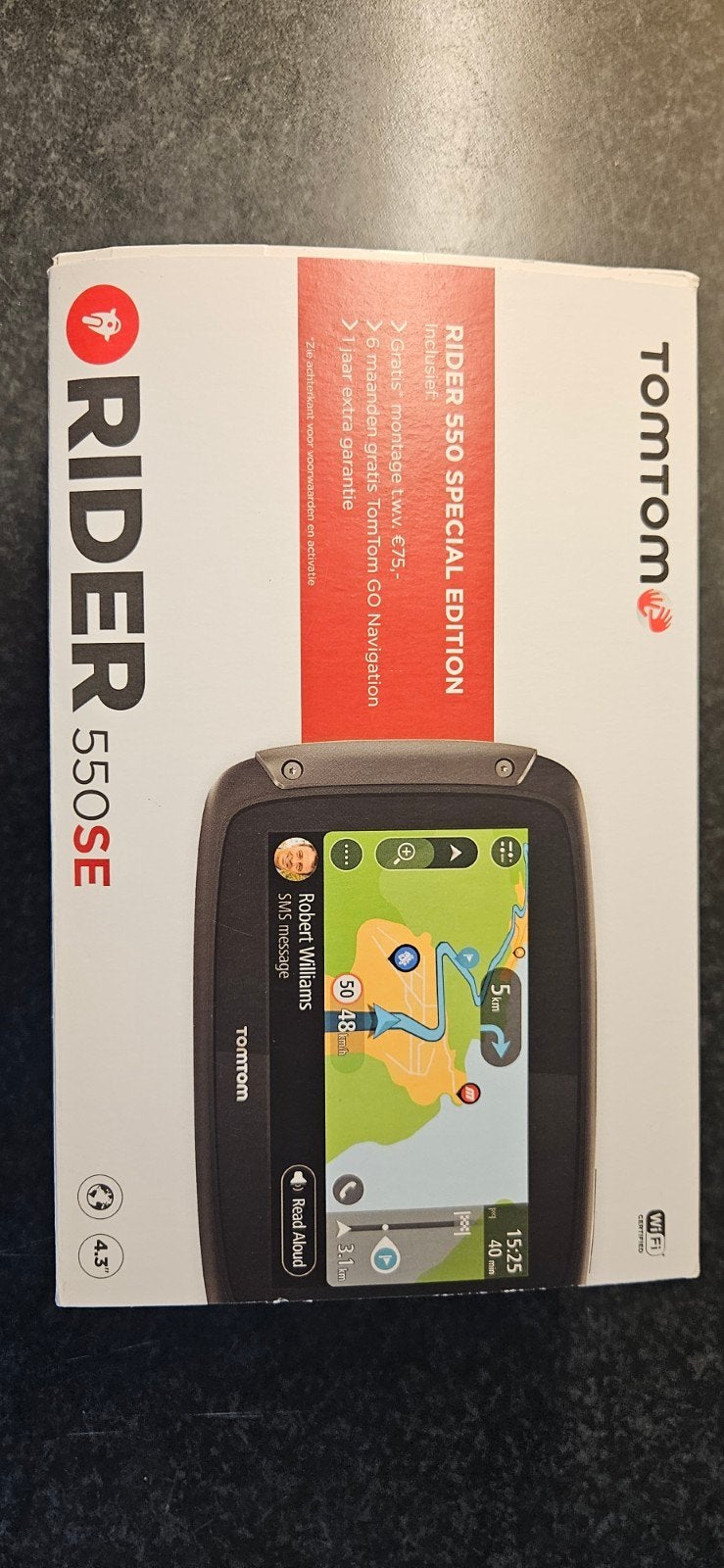 TomTom Rider 550 Special Edition - Motor navigatie, Motoren, Accessoires | Navigatiesystemen, Ophalen of Verzenden, Zo goed als nieuw