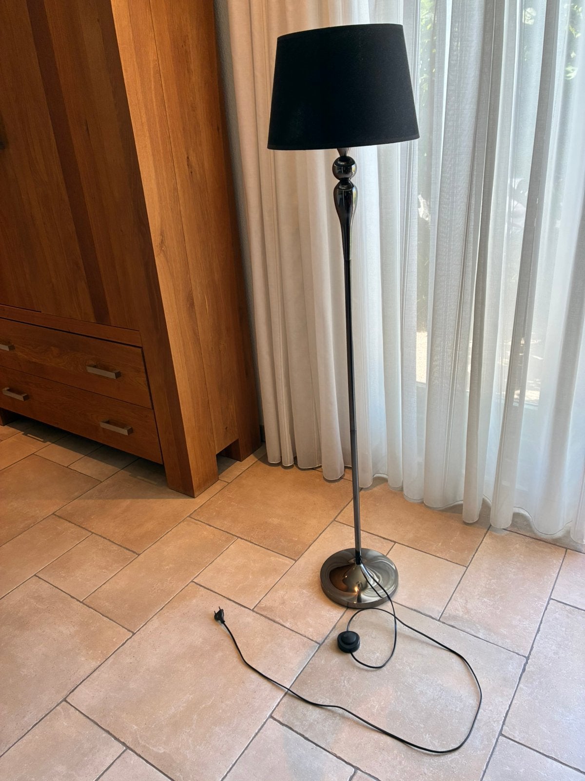 Staande lamp, nette staat, Ophalen, E27 (groot), Zo goed als nieuw, Metaal