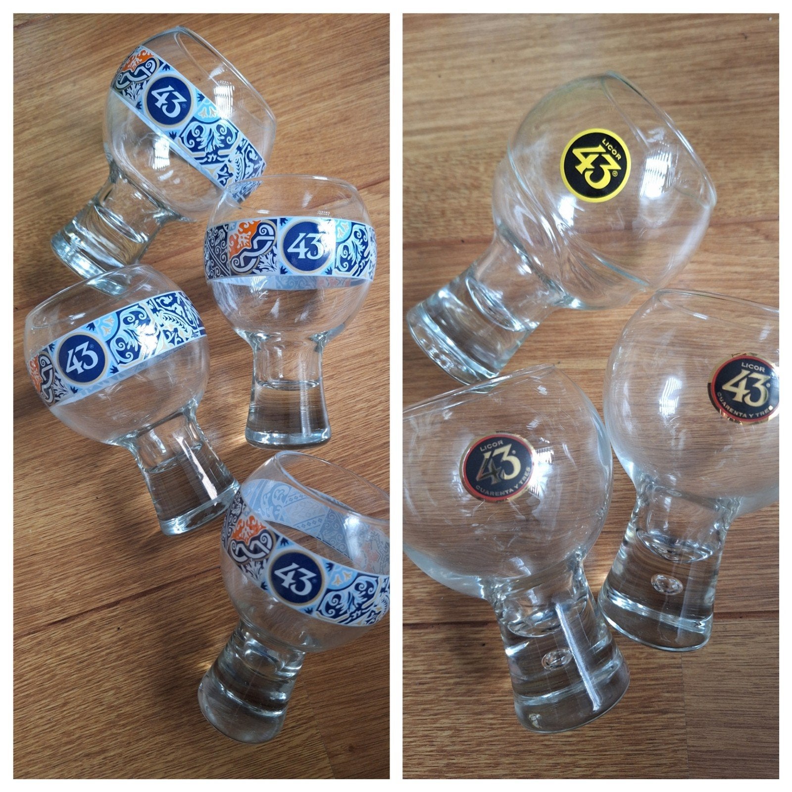7 Licor 43 glazen, Glas of Glazen, Ophalen of Verzenden, Overige stijlen, Glas