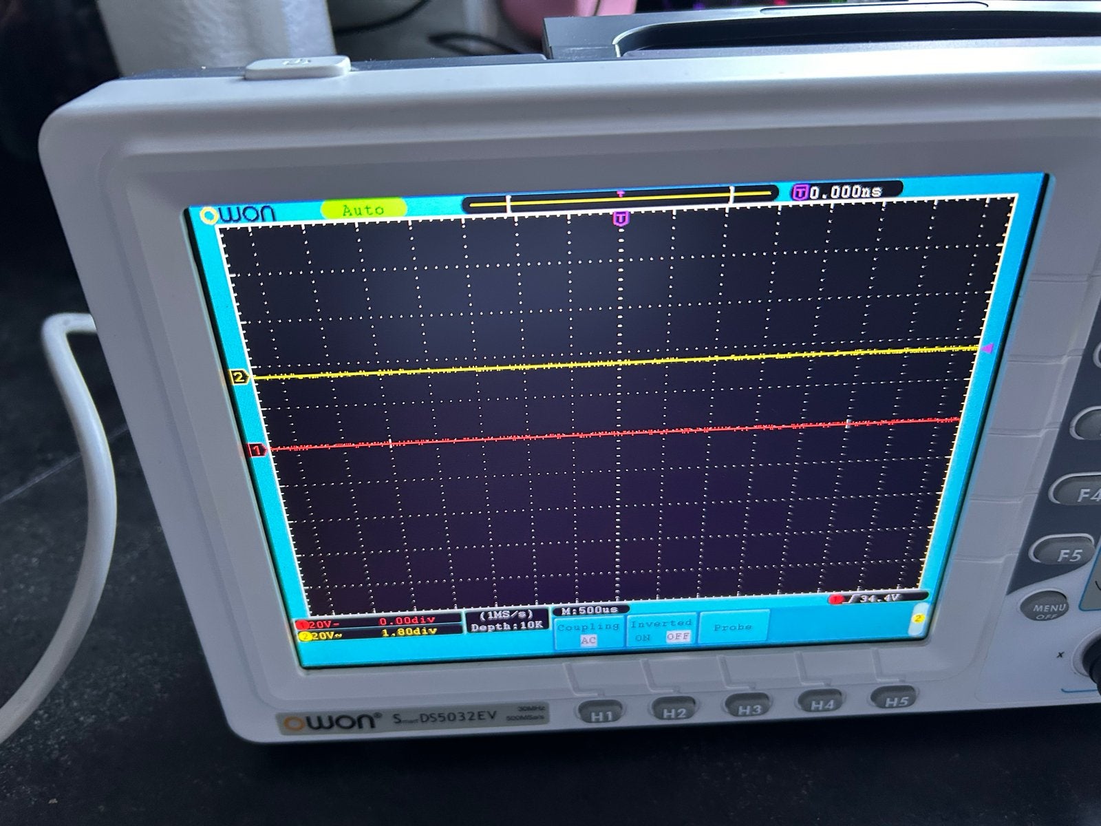 OWON SmartDS DS5032EV Digitale Oscilloscoop met probes, Ophalen, Zo goed als nieuw, Overige meters