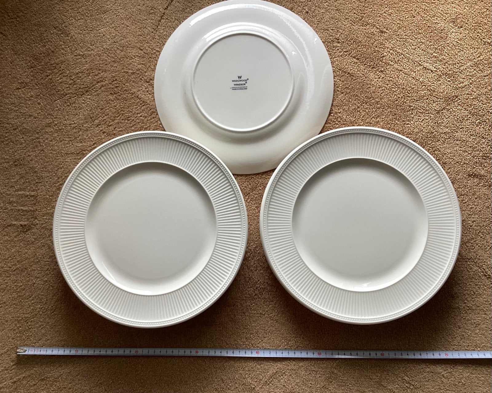 Wedgwood Windsor borden 31 cm in nieuwstaat, Ophalen, Zo goed als nieuw, Bord(en), Wedgwood