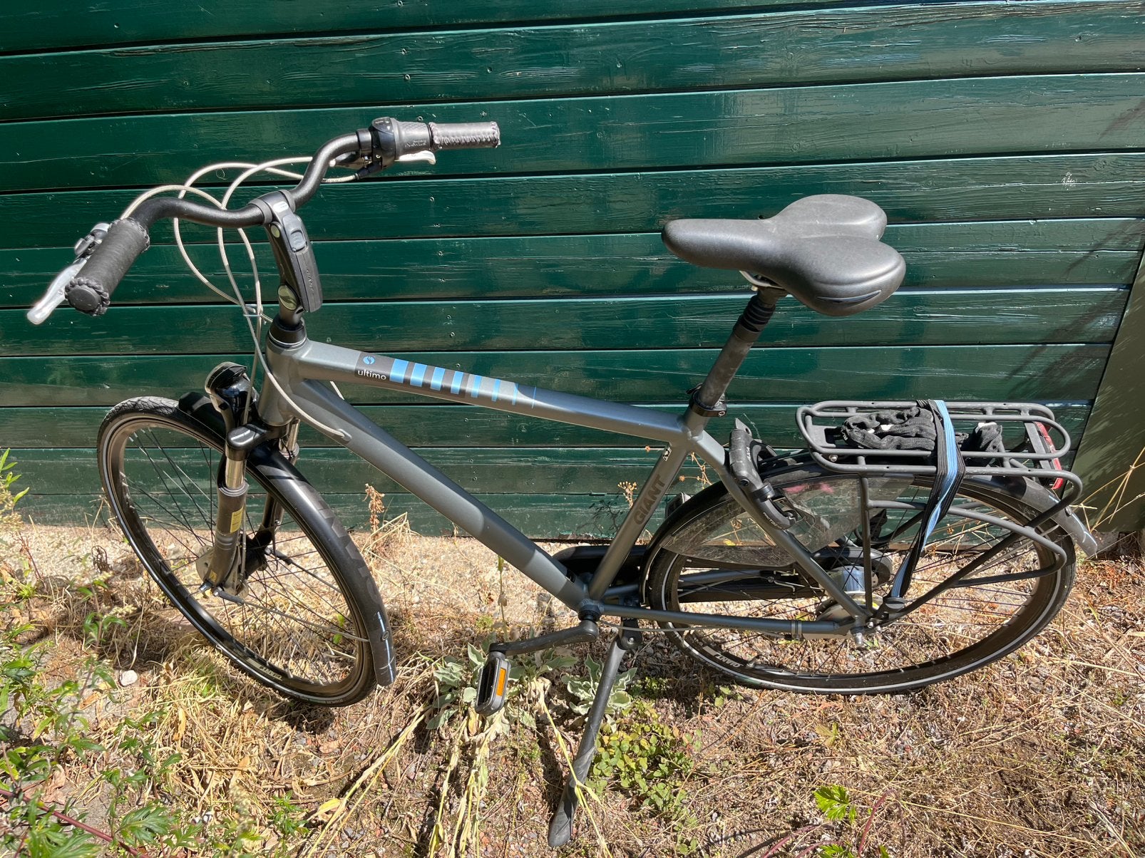 Heren stadsfiets Giant Ultimo 2 gts Titanium 2019  mt: L, Ophalen, Zo goed als nieuw, Giant, Versnellingen