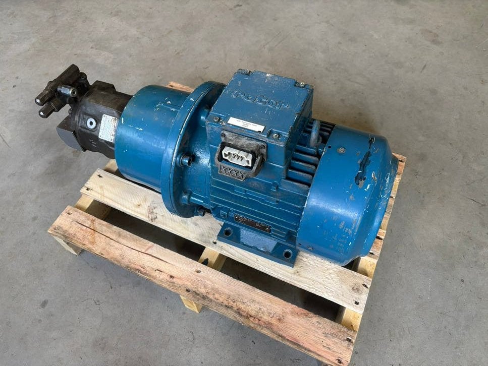 Hydrauliek pomp rexroth A10VSO 28DFR 5,5KW Rotor motor 400V, Ophalen, Gebruikt