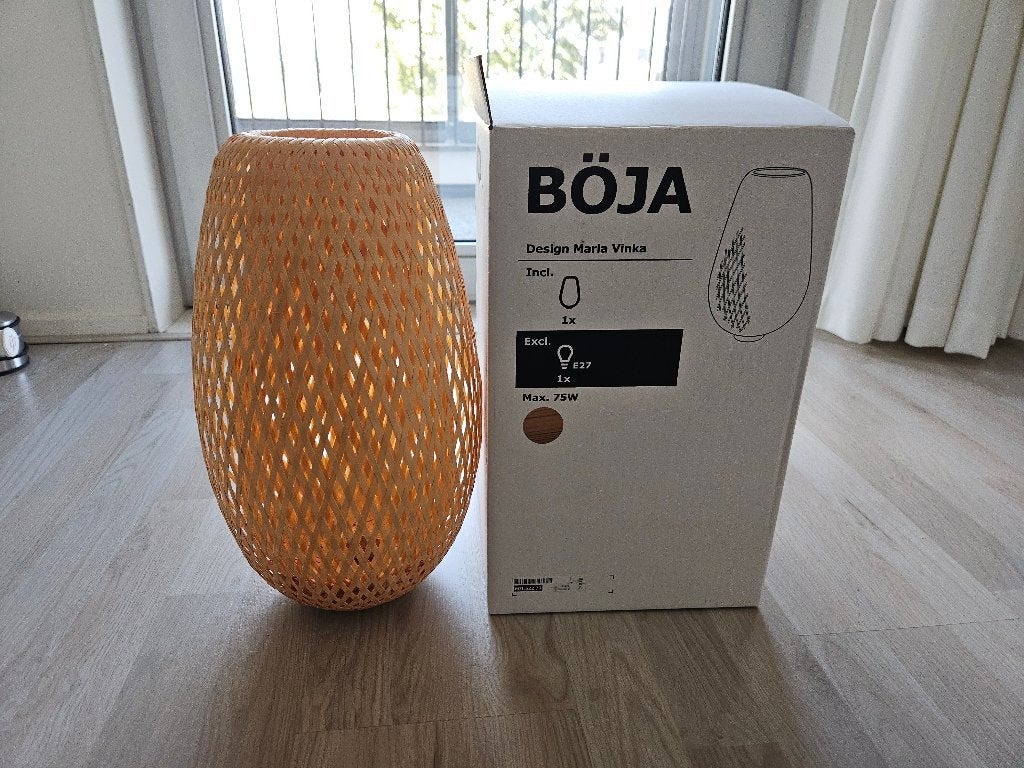 BOJA Tafellamp (nieuw in doos), Ophalen, Scandinavisch, Nieuw, E27 (groot)