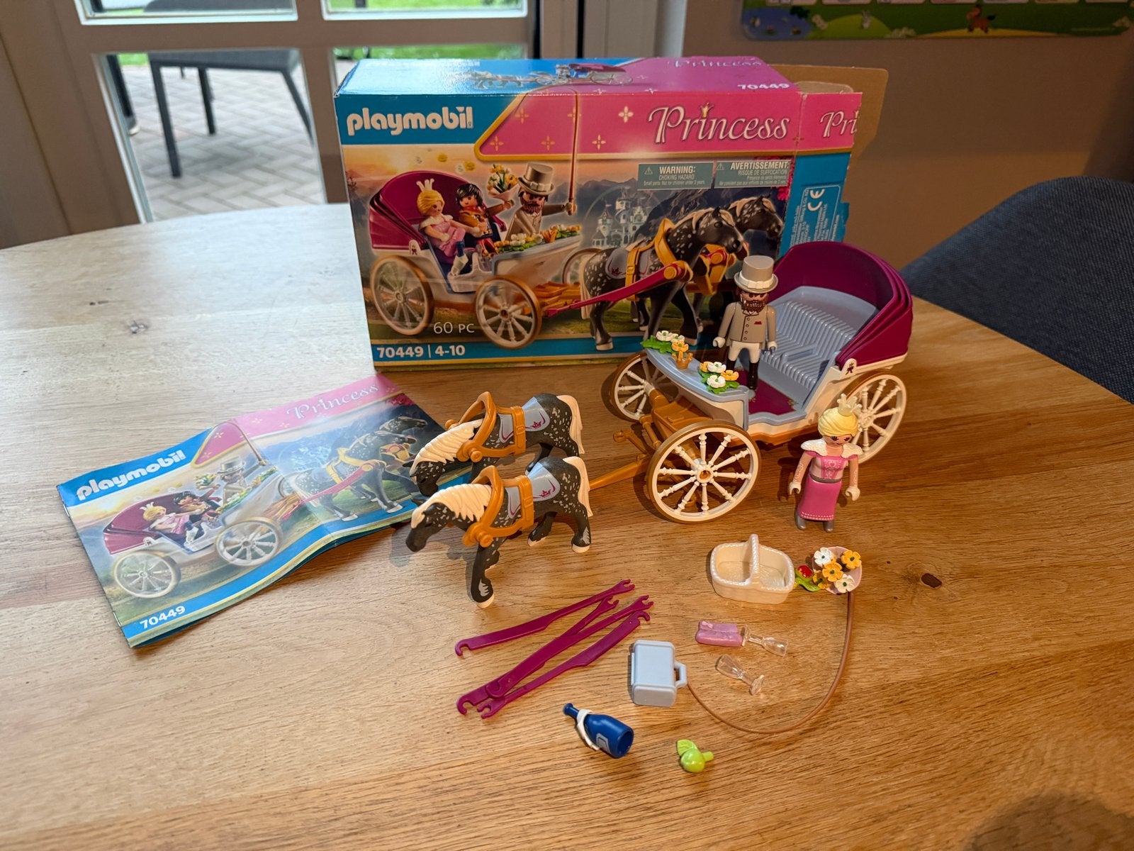 Playmobil Princess Koninklijke Koets met Paarden - 70449, Ophalen of Verzenden, Zo goed als nieuw, Jongen of Meisje