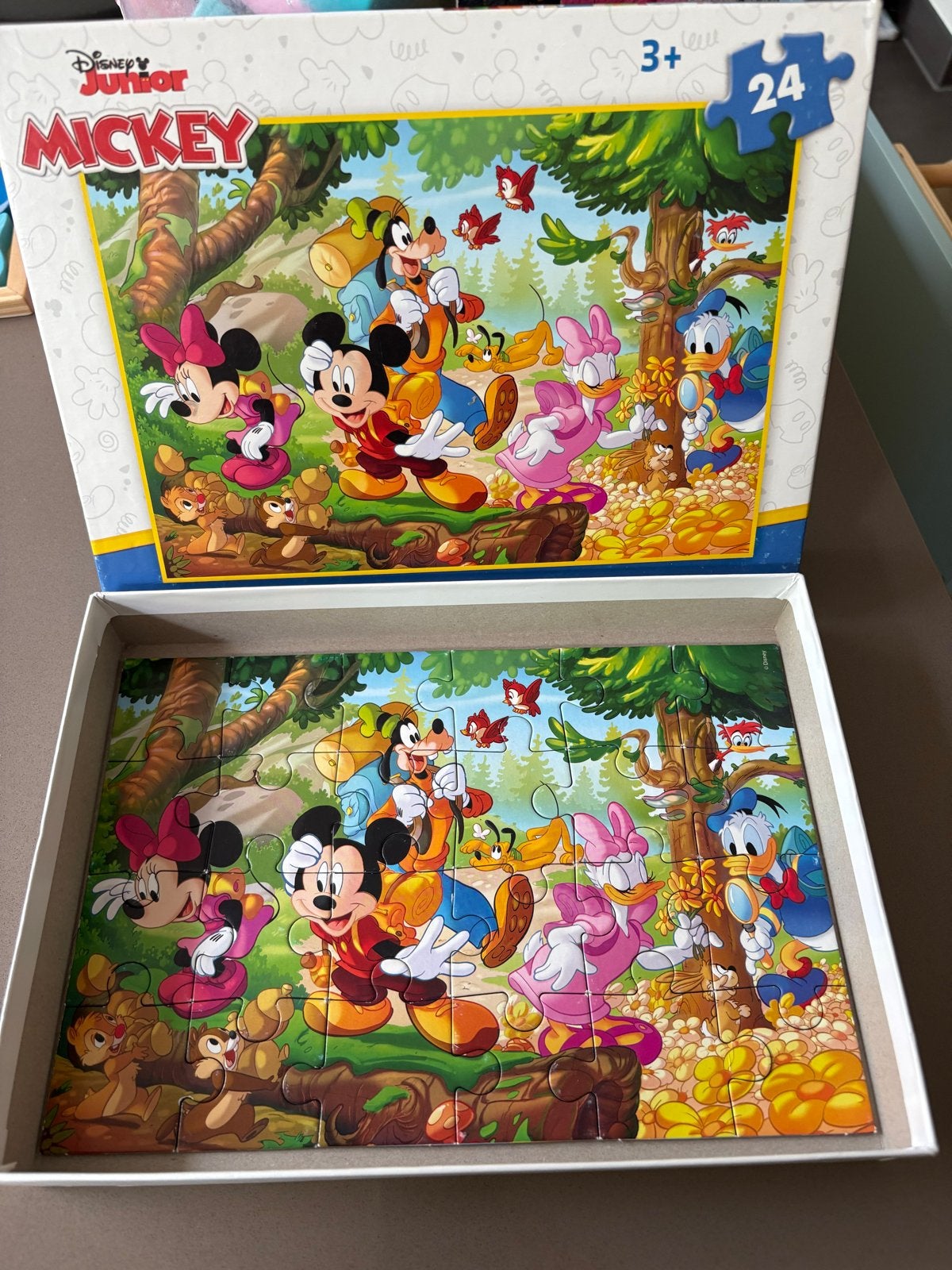 Houten puzzel zeedieren en Disney Mickey Junior puzzel, Kinderen en Baby's, Speelgoed | Kinderpuzzels, Gebruikt, 2 tot 4 jaar