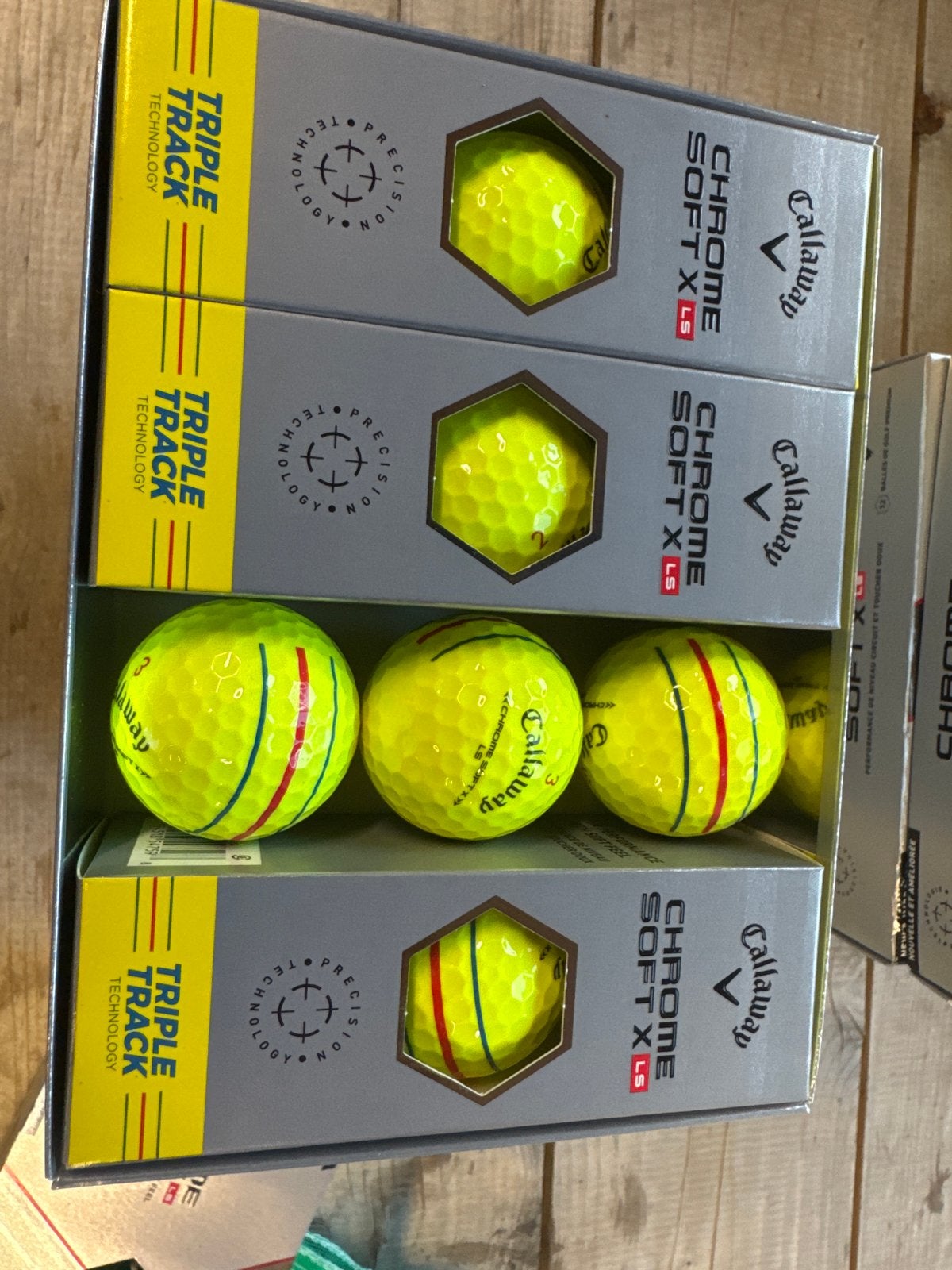 7 dozijn Callaway Chrome Soft X LS Triple Track Golfballen, Ophalen of Verzenden, Nieuw, Bal(len), Callaway
