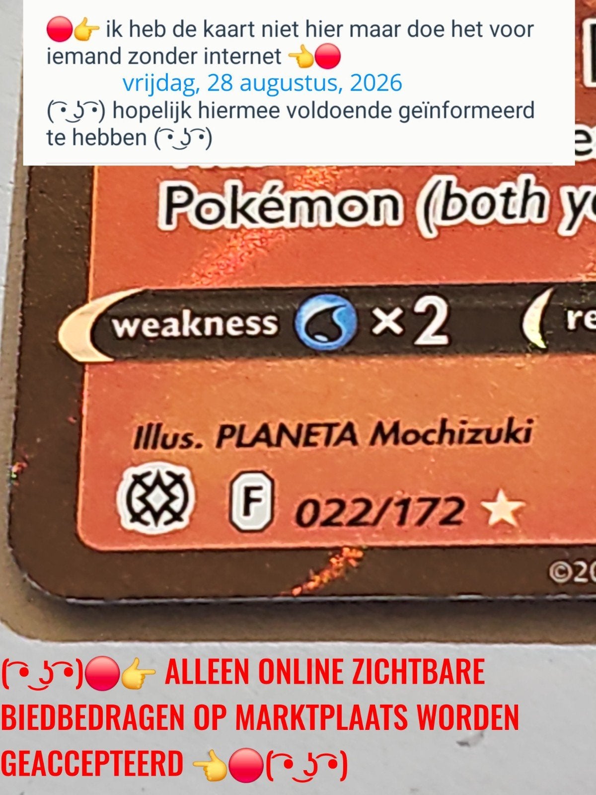 ( ͡• ͜ʖ ͡•)️ entei V #022/172 : pokemonkaart, Hobby en Vrije tijd, Verzamelkaartspellen | Pokémon, Verzenden, Losse kaart