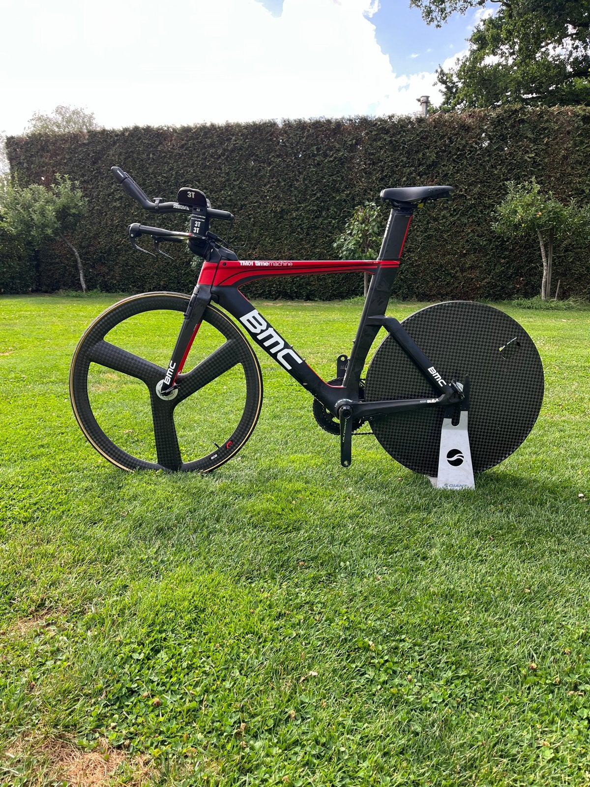 BMC Timemachine Ultegra DI2 met 3-spaaks en dicht achterwiel, Overige merken, 28 inch, Gebruikt, Carbon