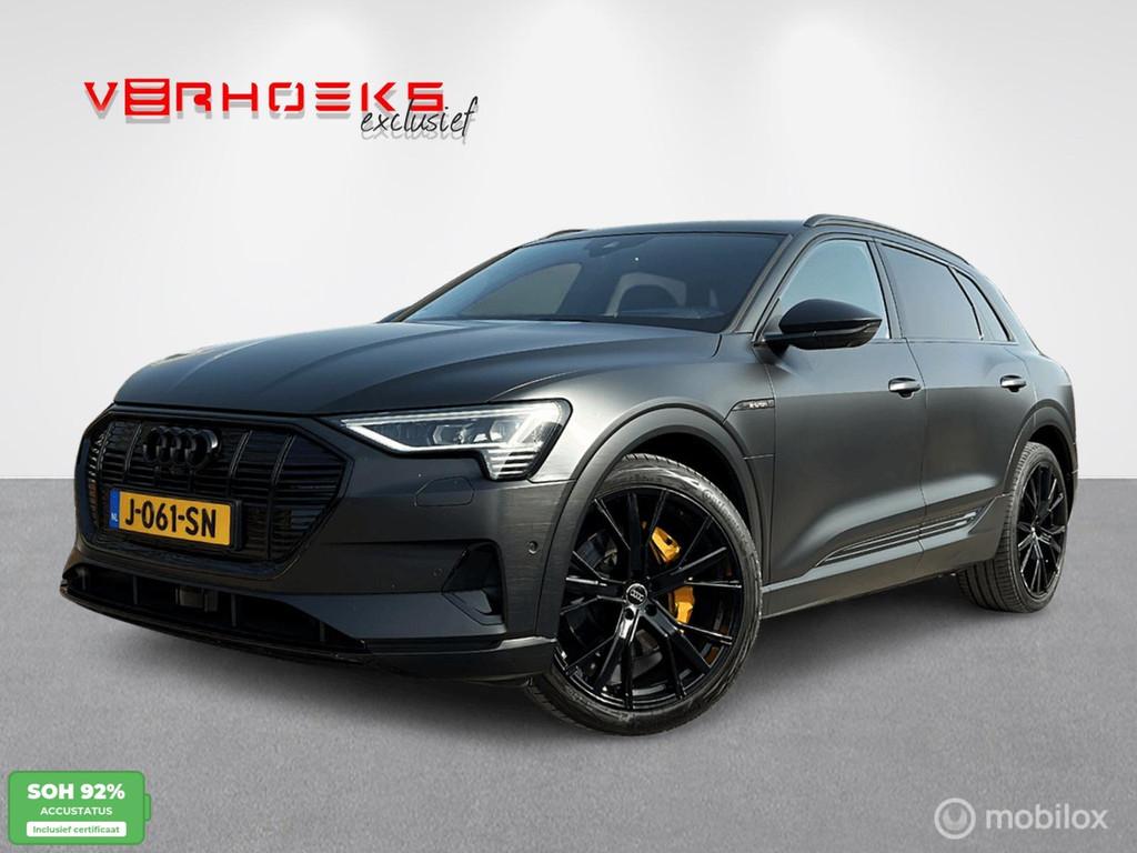 Audi e-tron 55 quattro Business S-Edition Plus 95 kWh, Auto's, Audi, Automaat, 131 €/maand, Zwart, 95 kWh