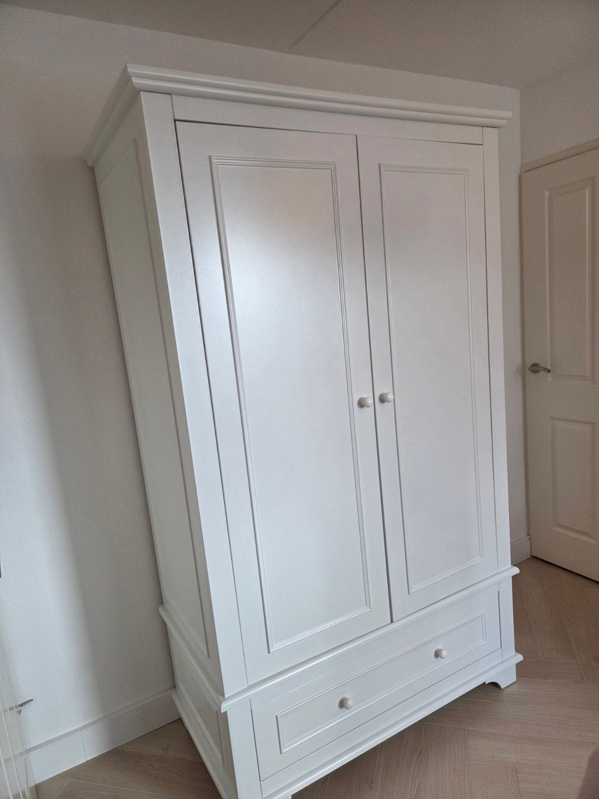 Bopita Charlotte Commode, Wandrek en Kledingkast Wit, Ophalen