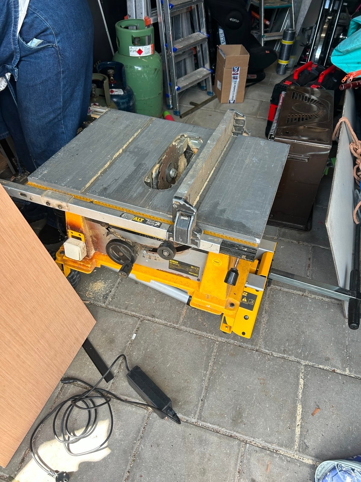 DeWalt Zaagtafel - Model DWE7491, Doe-het-zelf en Verbouw, Gereedschap | Zaagmachines, Gebruikt, Cirkelzaag, 70 mm of meer, Ophalen of Verzenden