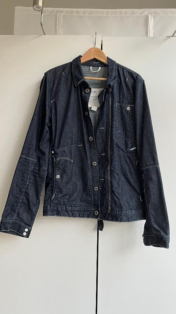 Rare G-Star Organic RAW denim jacket – maat L/XL, Kleding | Heren, Blauw, Ophalen of Verzenden, Zo goed als nieuw, G-Star Raw