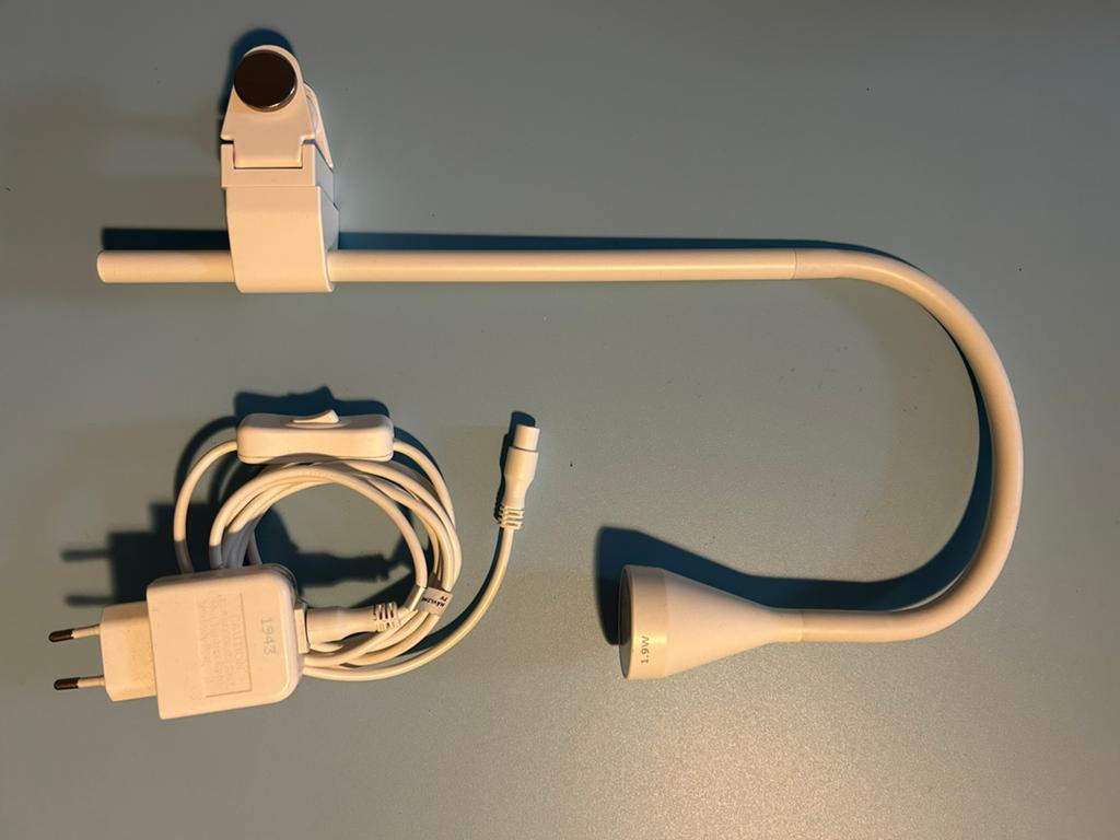 Ikea Navlinge wall clamp light for reading, Ophalen, Zo goed als nieuw, Metaal, Modern