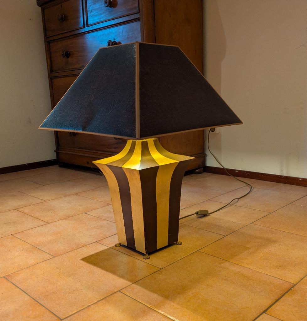 staande lamp, Gebruikt, Vintage, Ophalen of Verzenden, Minder dan 100 cm